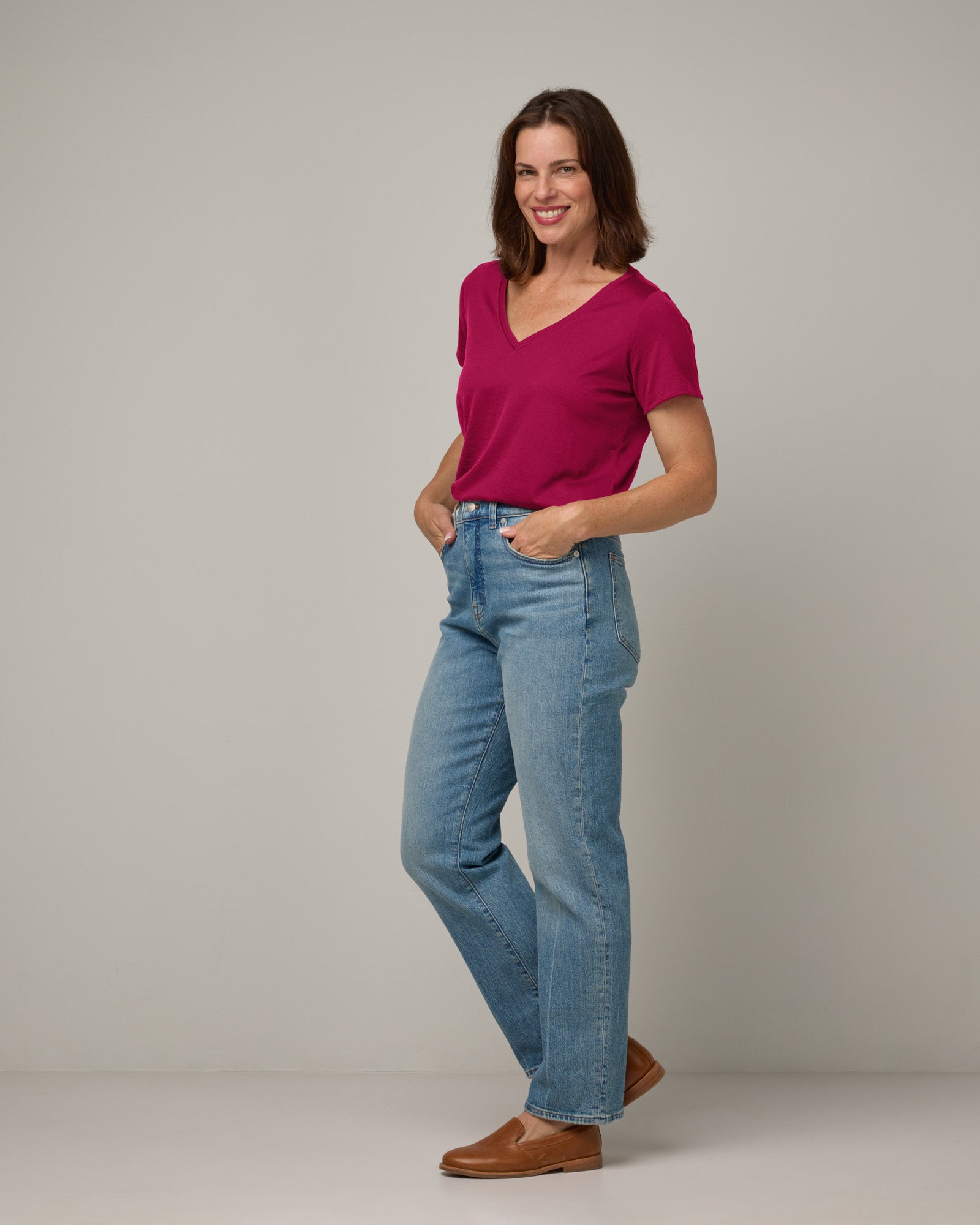 Morgan V-Neck Tee