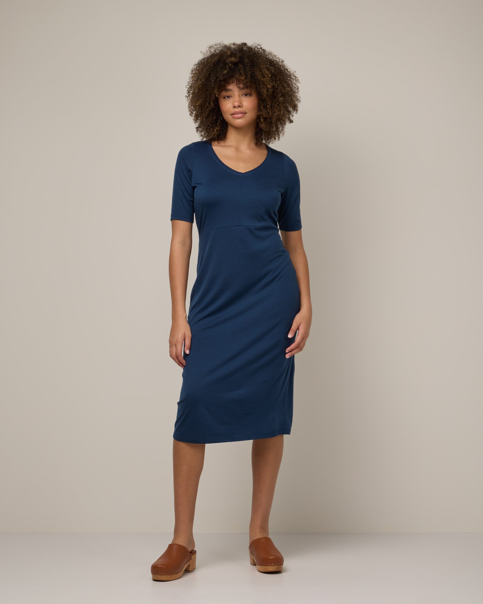 London Fitted Midi Dress