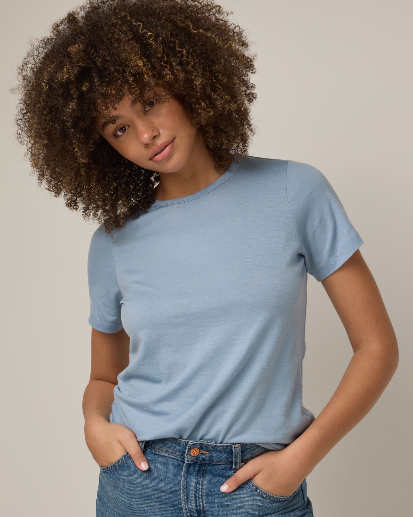 Cara 100% Wool Fitted Tee
