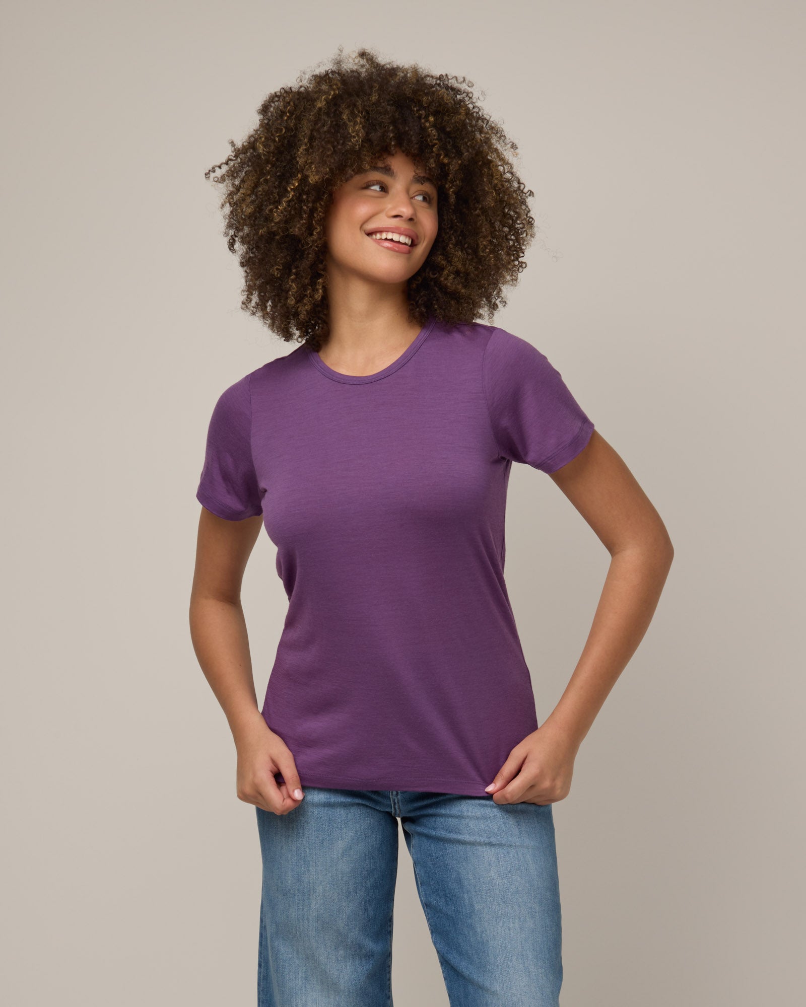 Cara 100% Wool Fitted Tee
