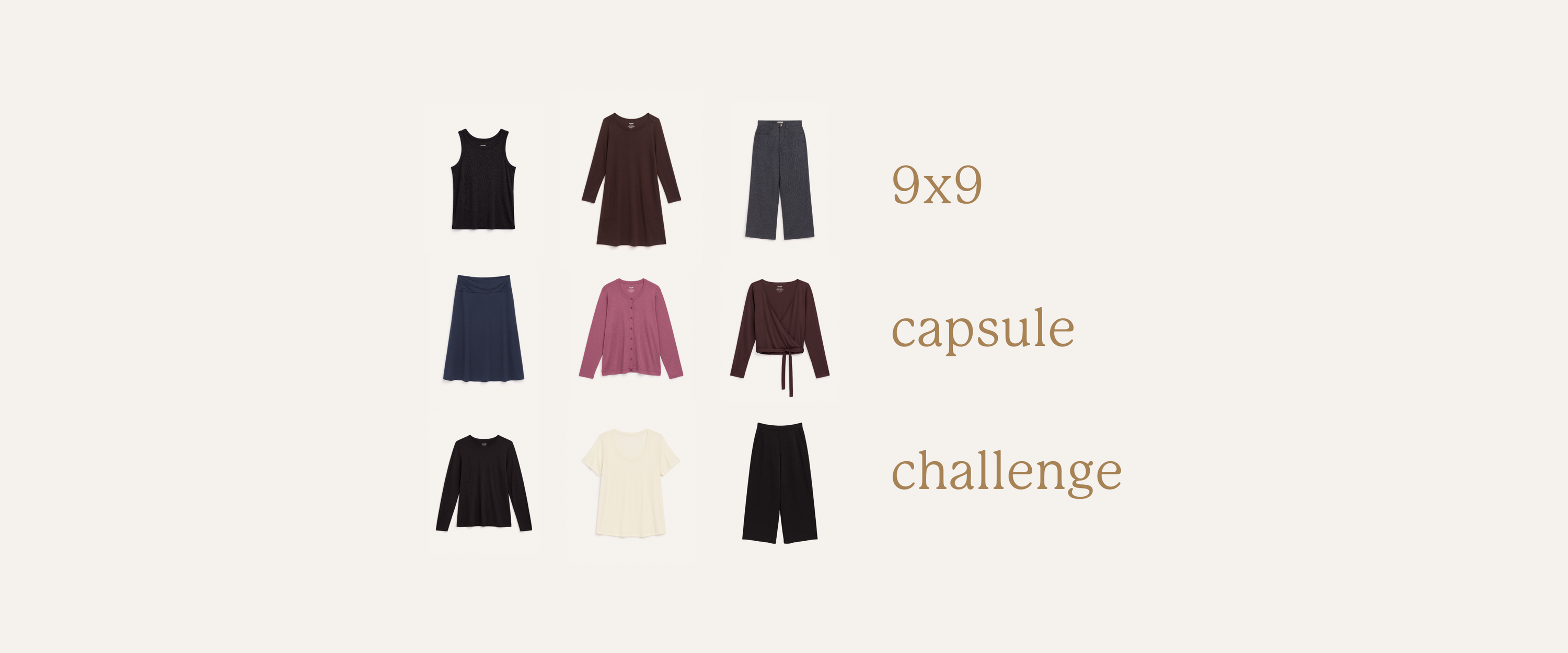 9x9 Capsule Wardrobe Challenge
