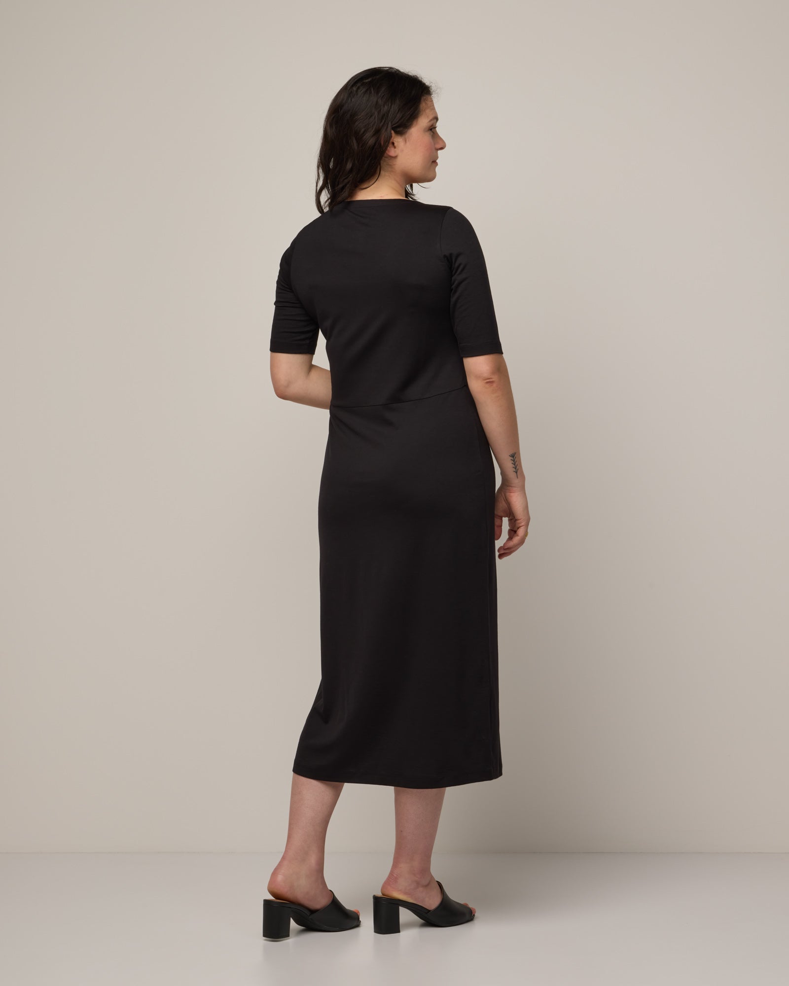 London Fitted Midi Dress
