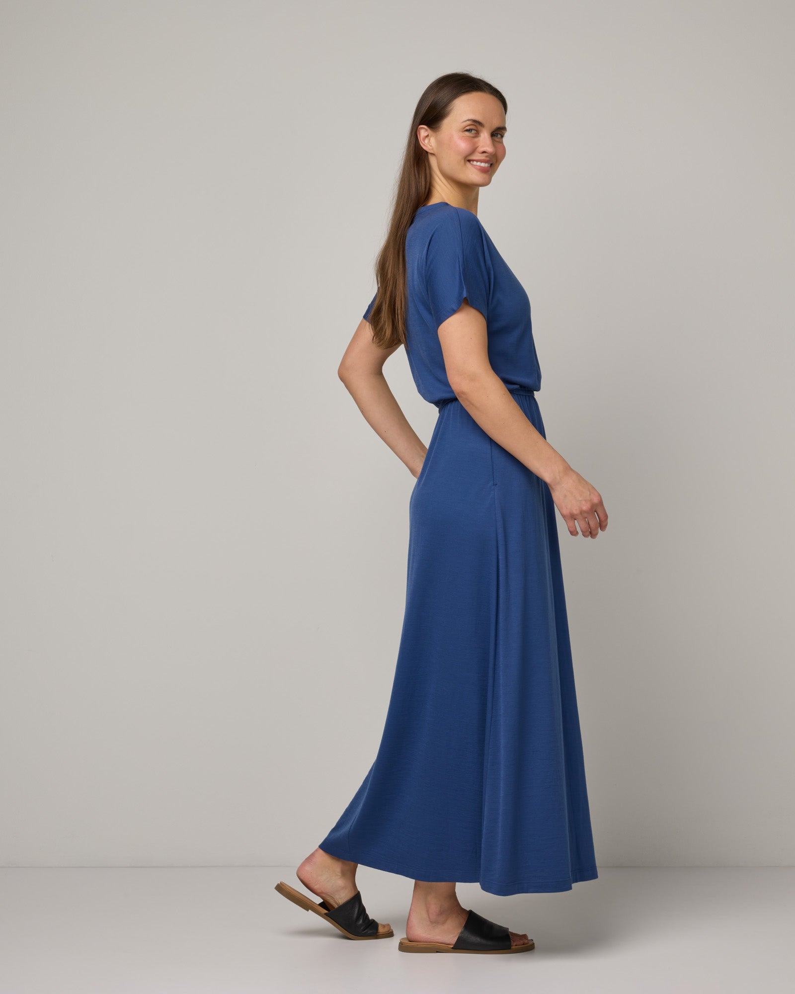 Marin Merino Wool Maxi Dress Cobalt Marin Maxi Dress wool Europe