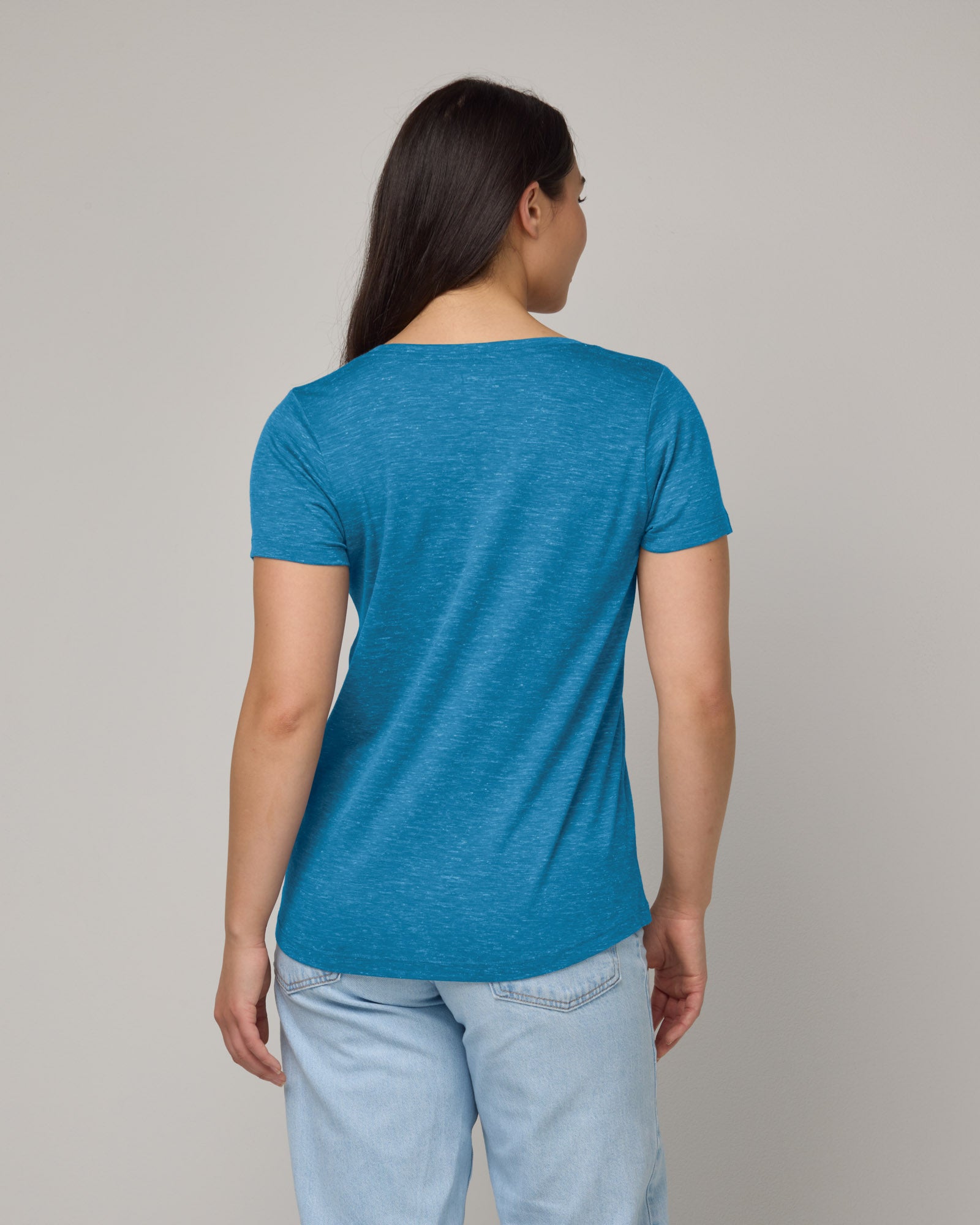 Stella Linen Scoop Neck Tee