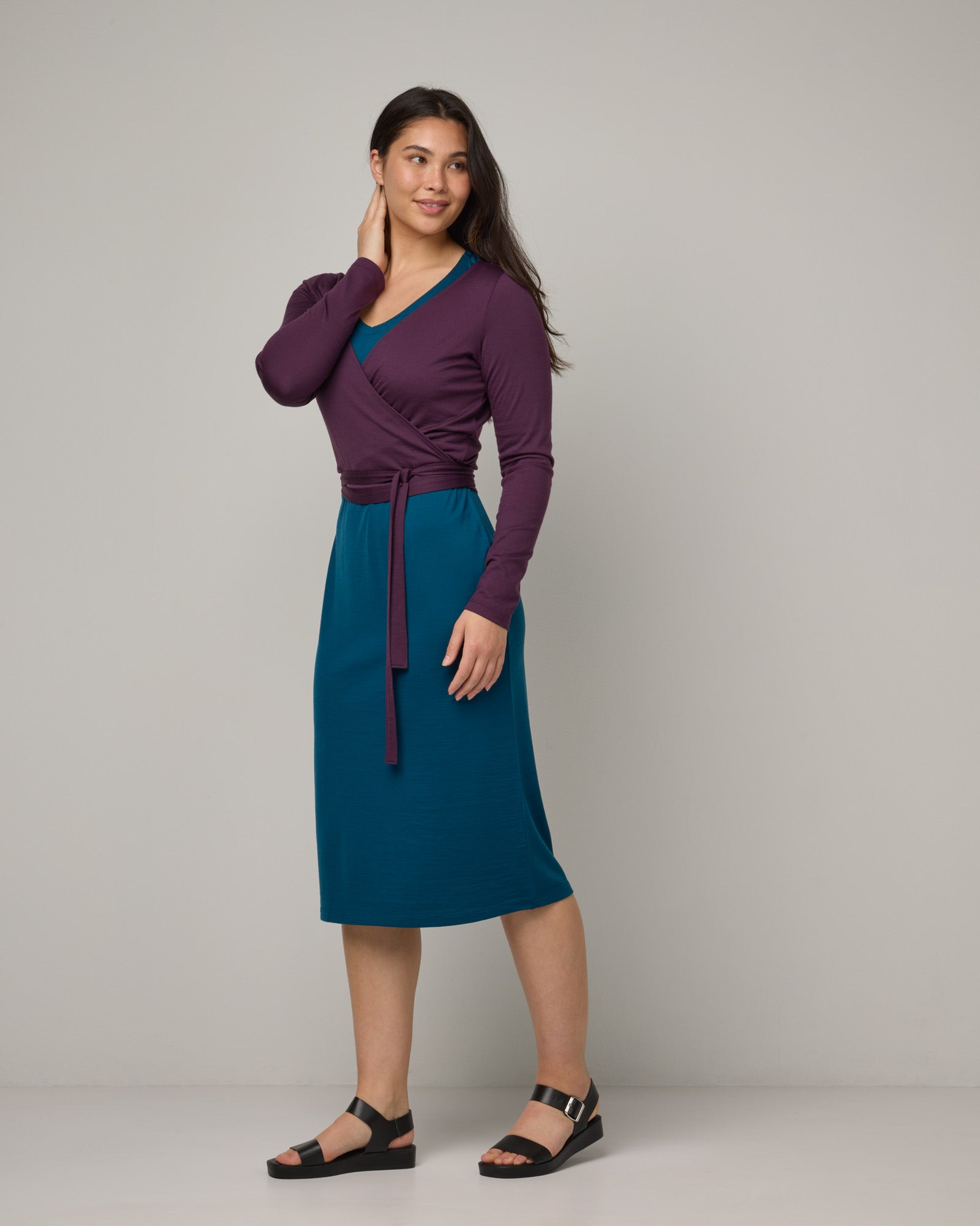 model-spec:Maile is 175cm, wearing a size M