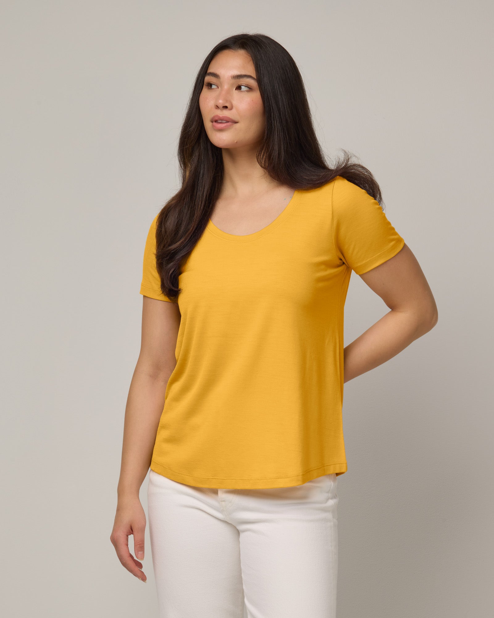 Stella Signature Scoop Neck Tee