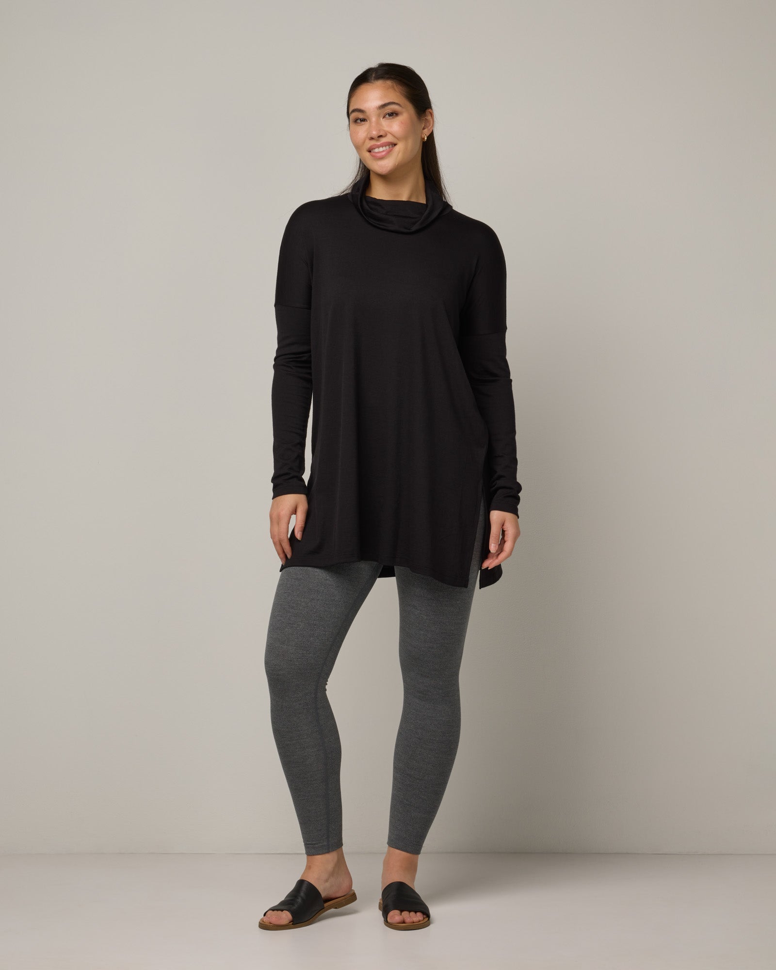 Simone Cowl Neck Tunic