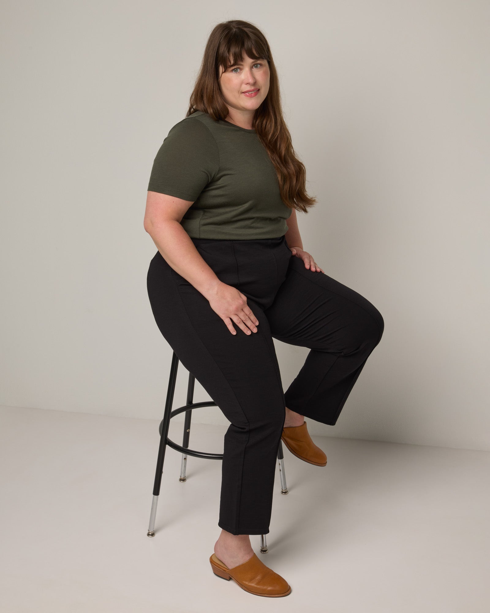 Rosso Straight Ponte Trouser