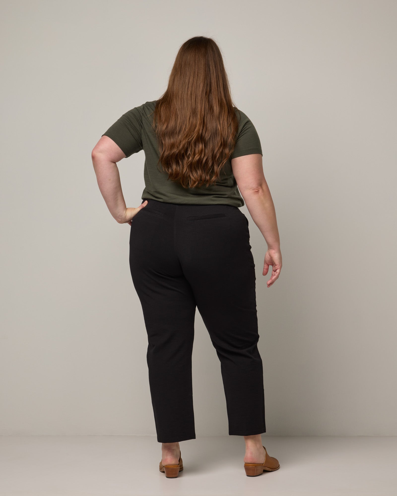 Rosso Straight Ponte Trouser