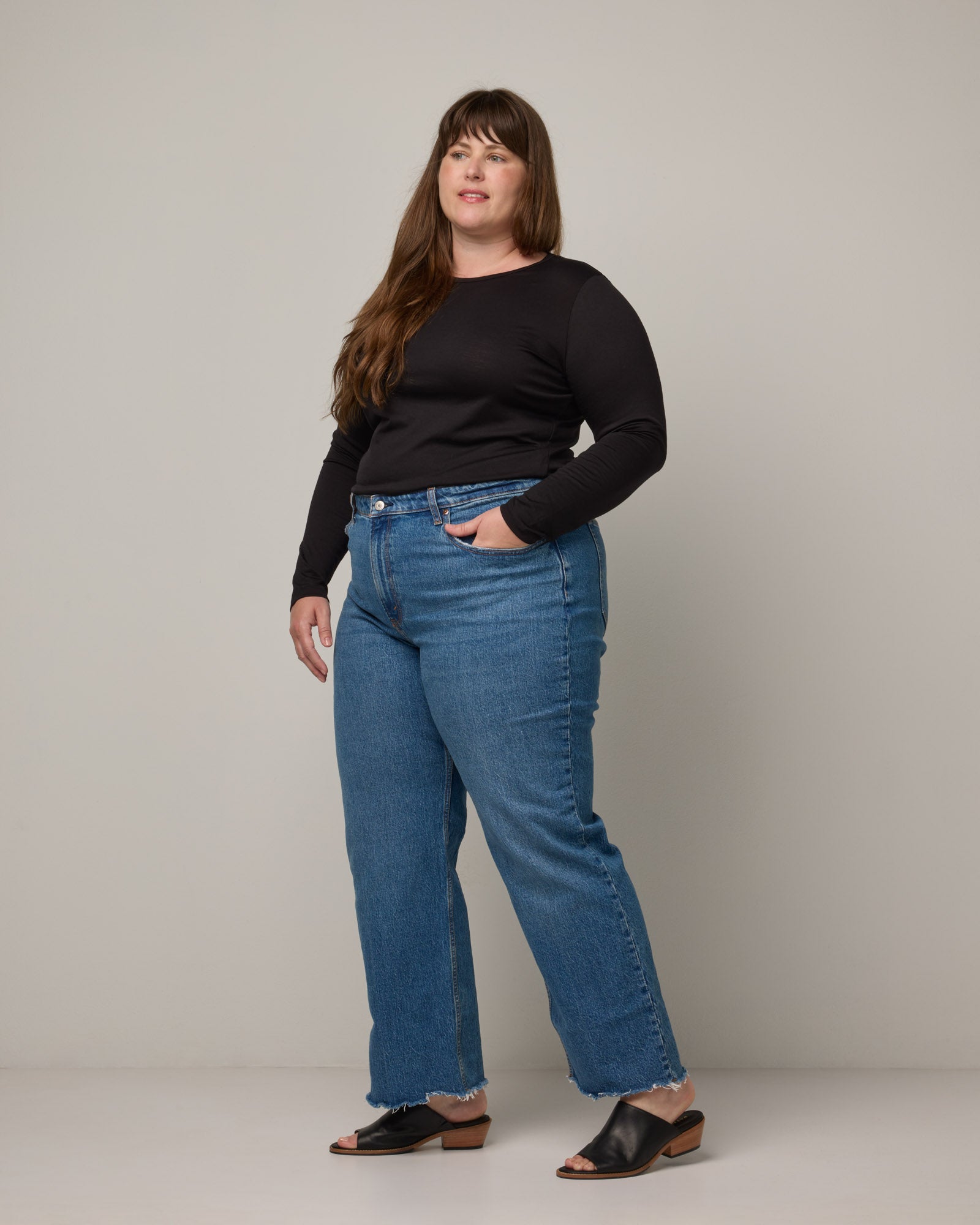 model-spec:Rosie is 173cm, wearing a size 1X