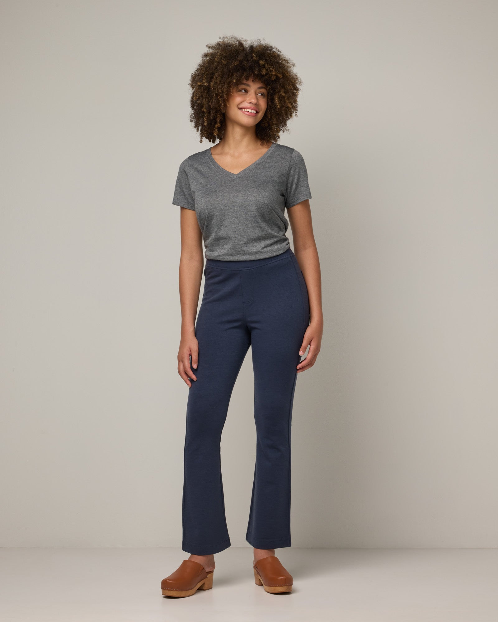 Foster Kick Flare Ponte Trouser
