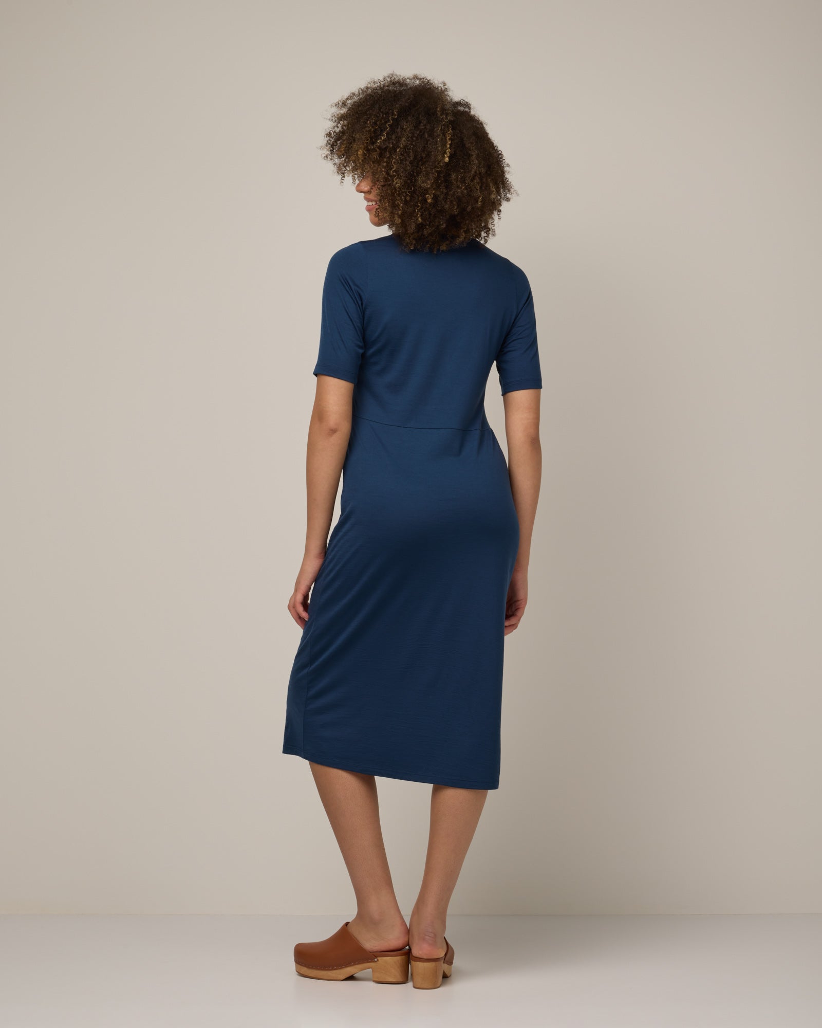 London Fitted Midi Dress