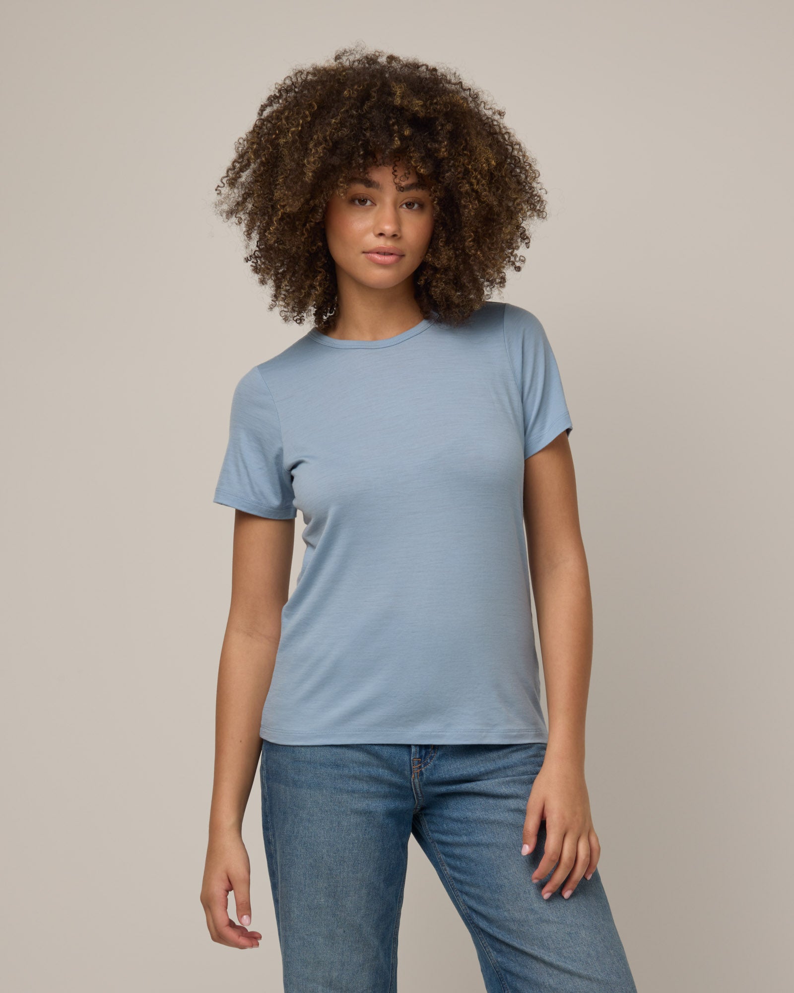 Cara 100% Wool Fitted Tee