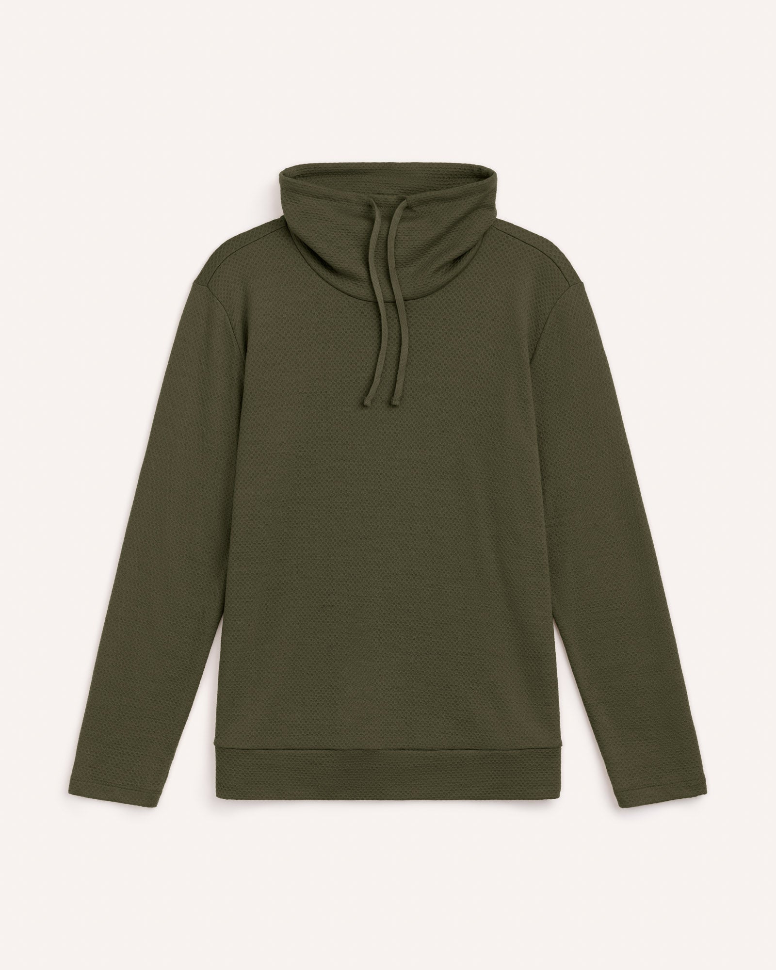 Tate Honeycomb Cowl Neck Top