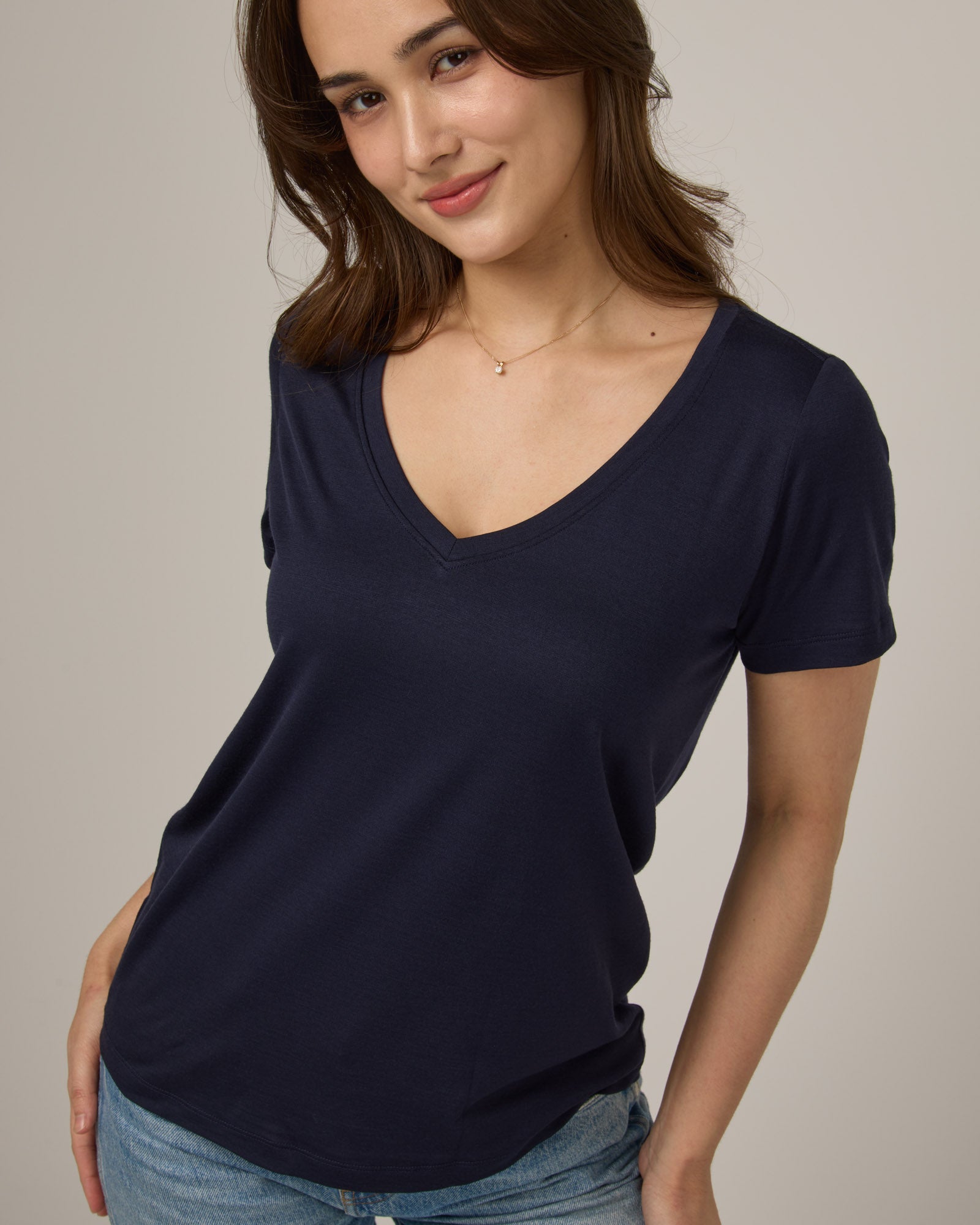 Morgan V-Neck Tee