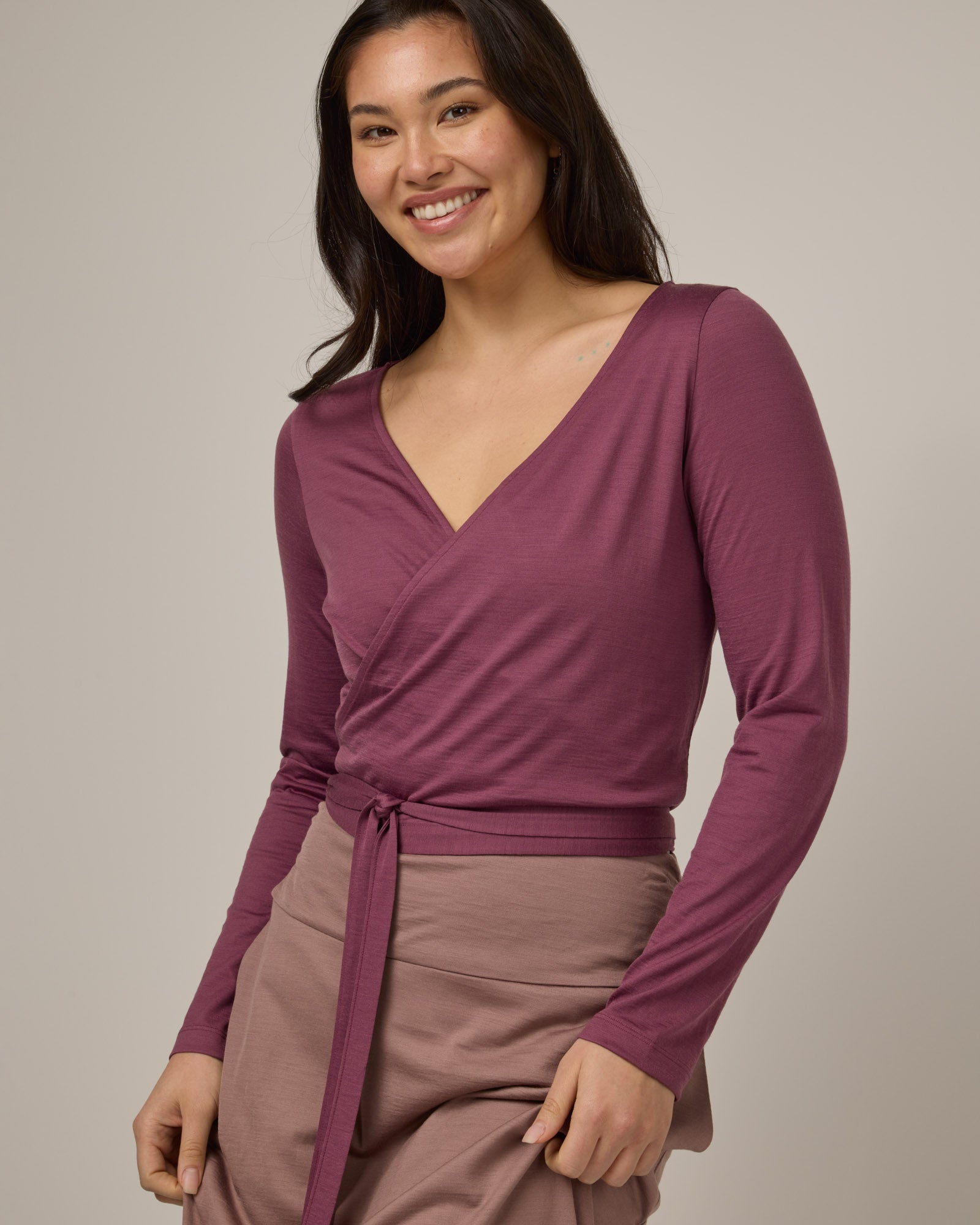 model-spec:Maile is 175cm, wearing a size M