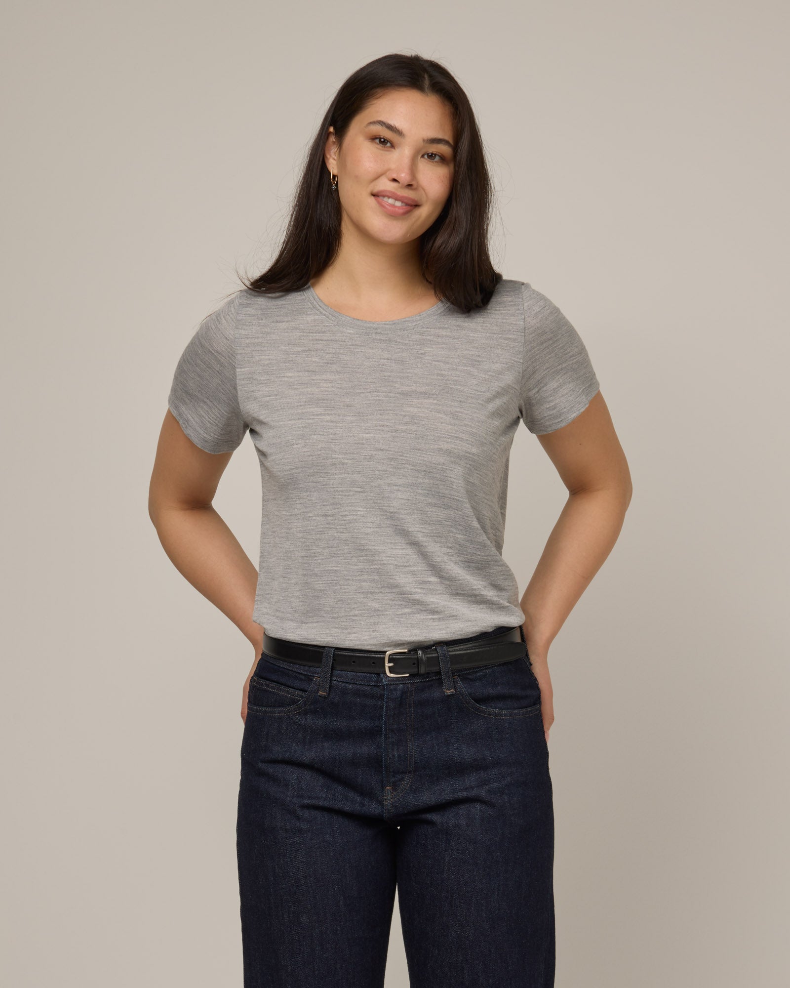 Zoe Easy Crew Neck Tee
