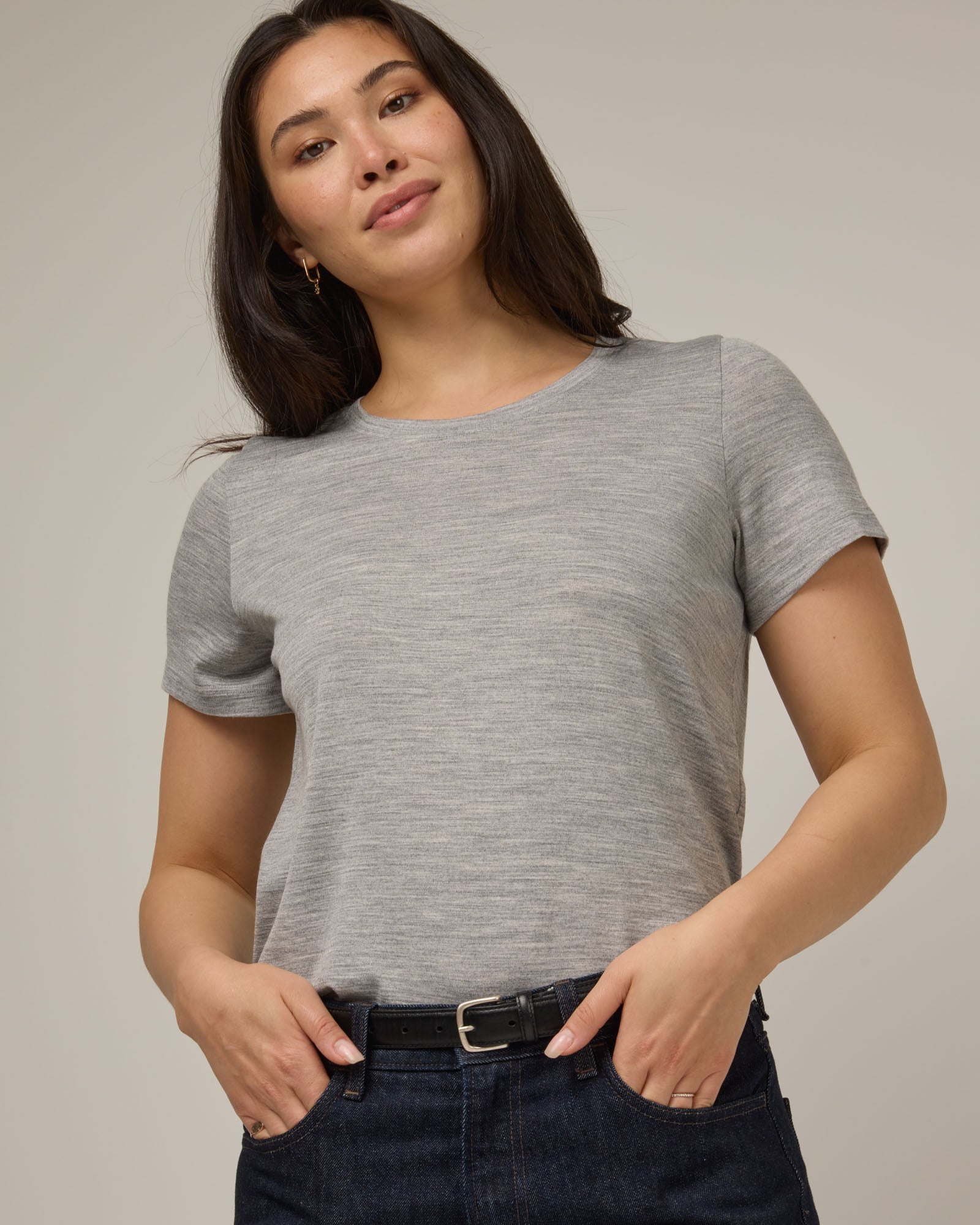 Zoe Easy Crew Neck Tee