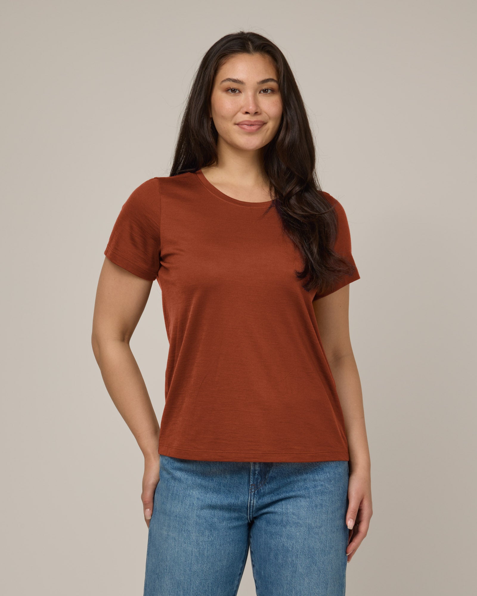 Zoe Easy Crew Neck Tee