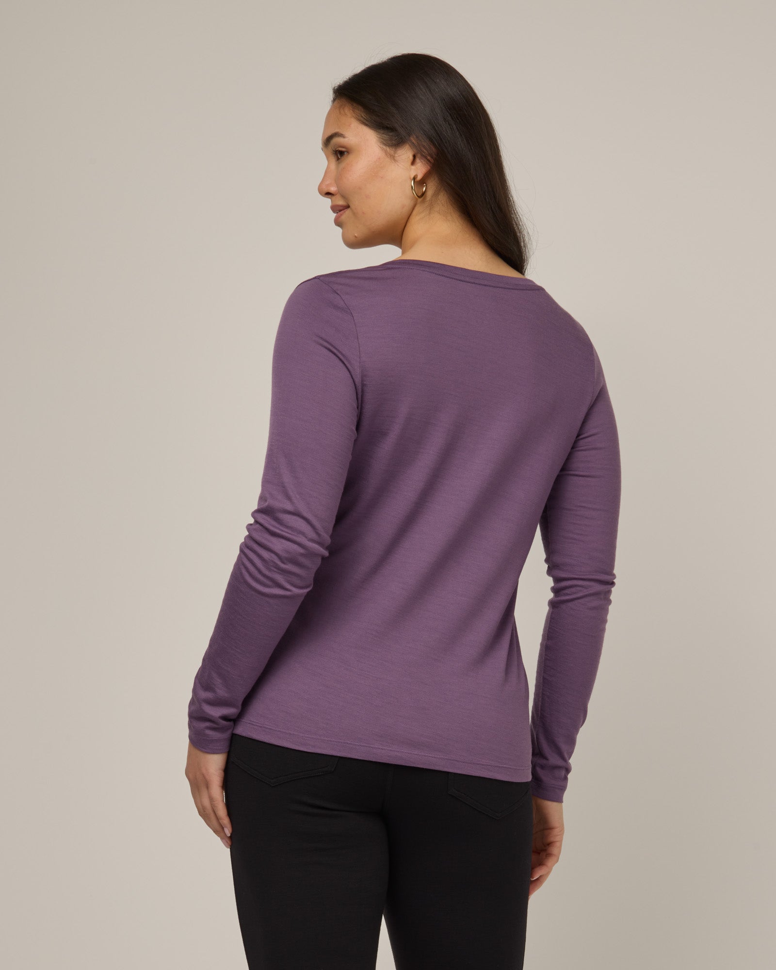 Melanie Ruched V-Neck Tee