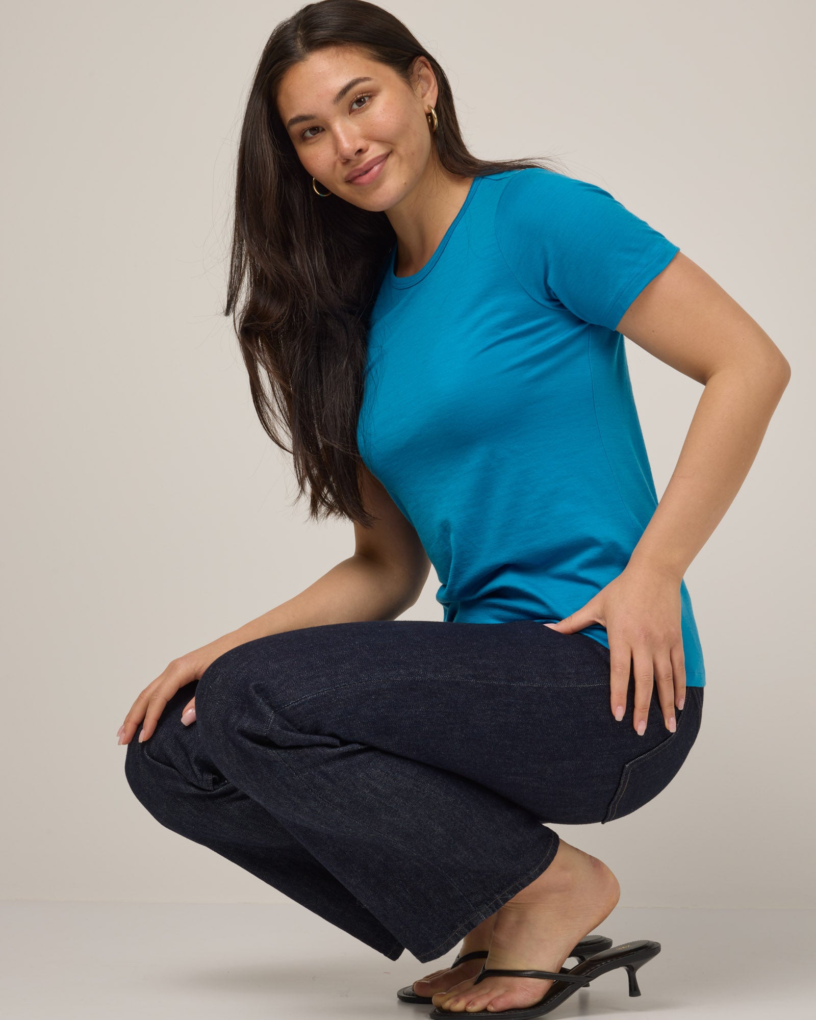 model-spec:Maile is 175cm, wearing a size M