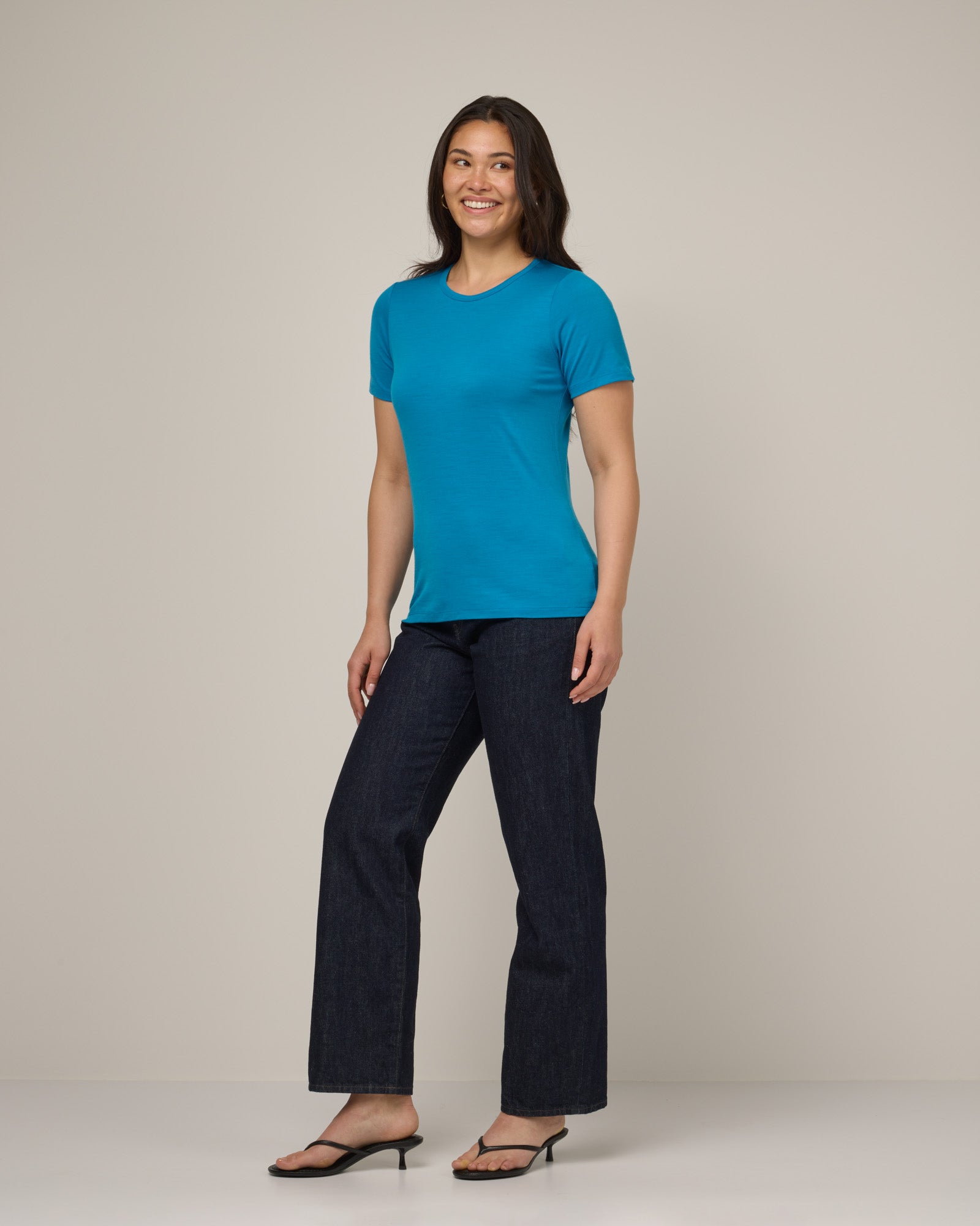 Cara 100% Wool Fitted Tee