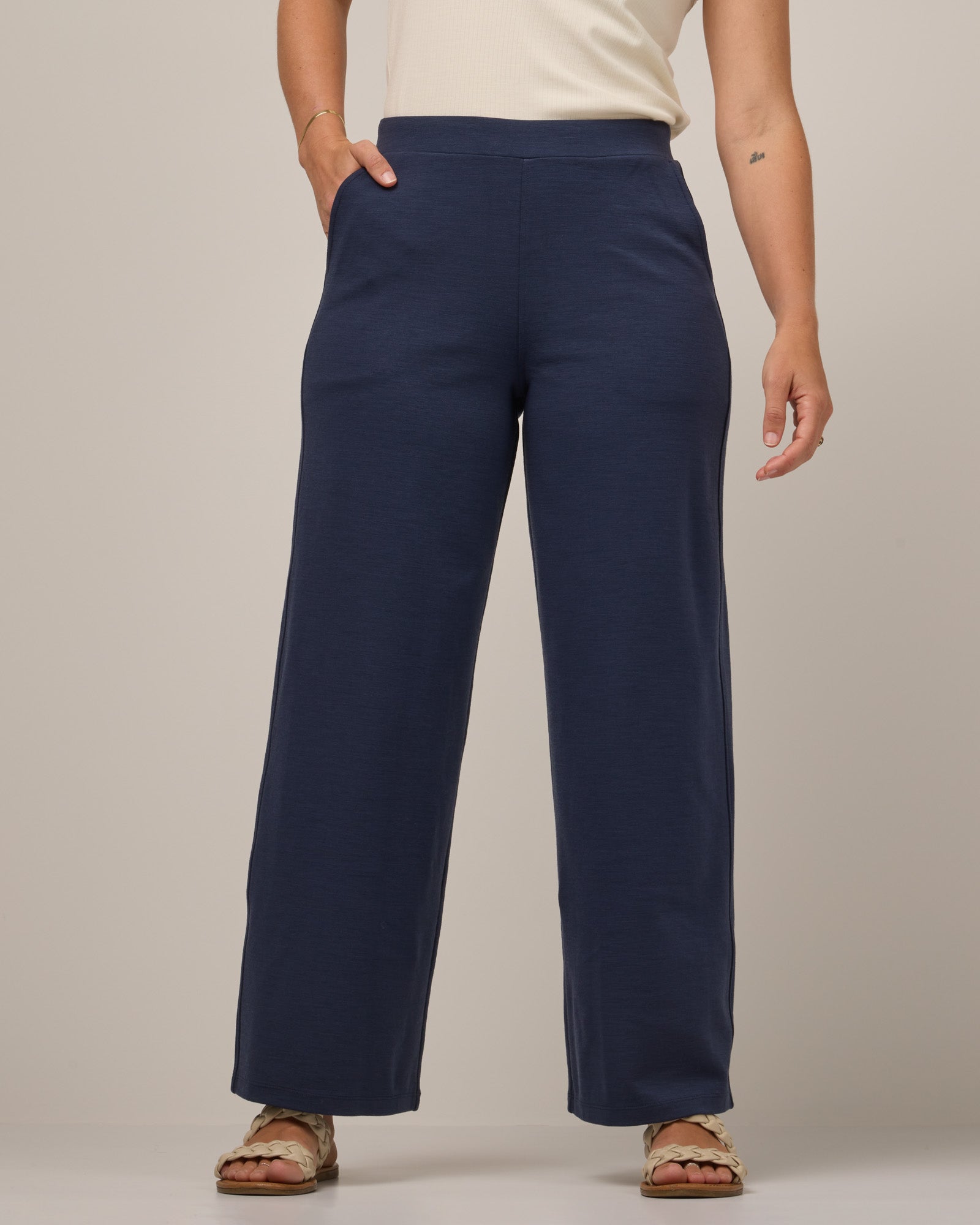 Lane Wide Leg Ponte Trouser
