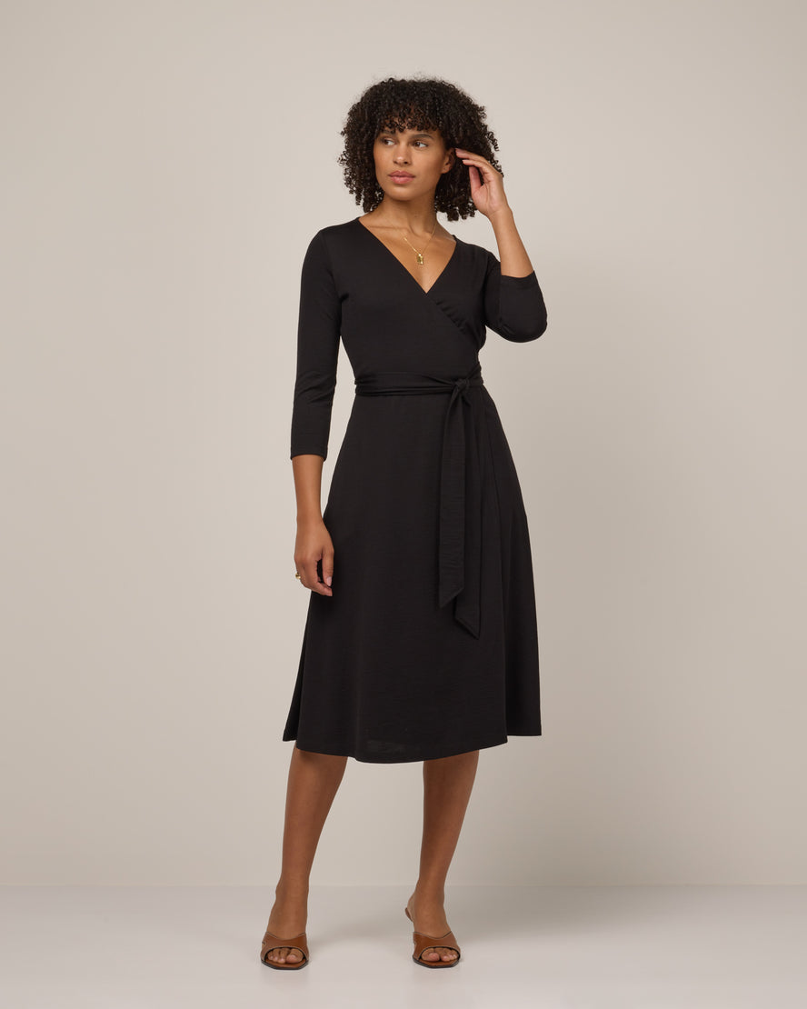 Merino Wool Fit and Flare Dresses | wool& Europe Merino Wool Fit and Flare Dresses | wool& Europe