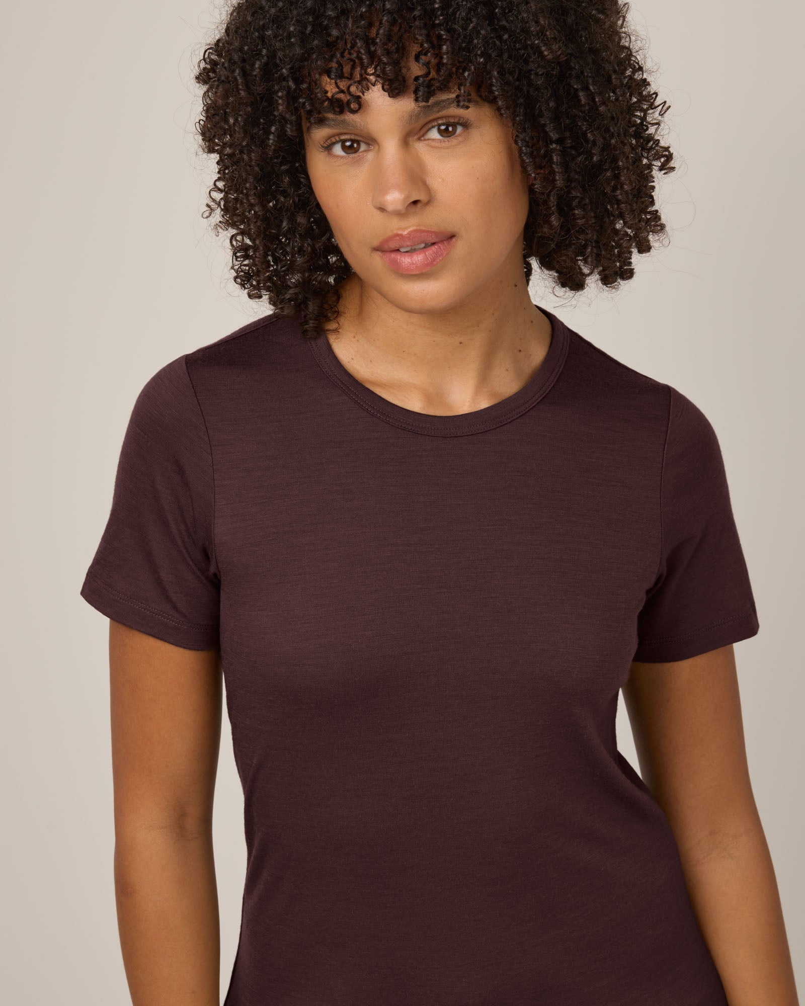 Cara 100% Wool Fitted Tee