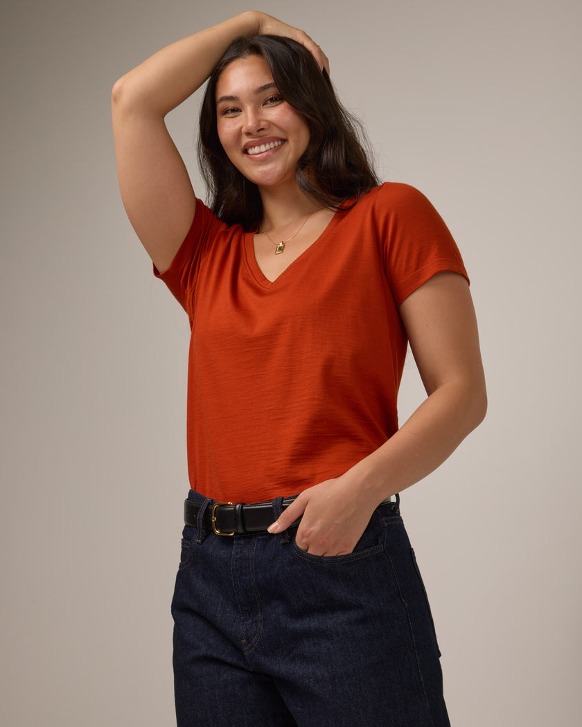 Morgan V-Neck Tee