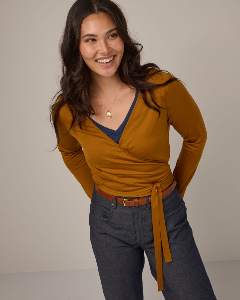 Natalia Wrap Top