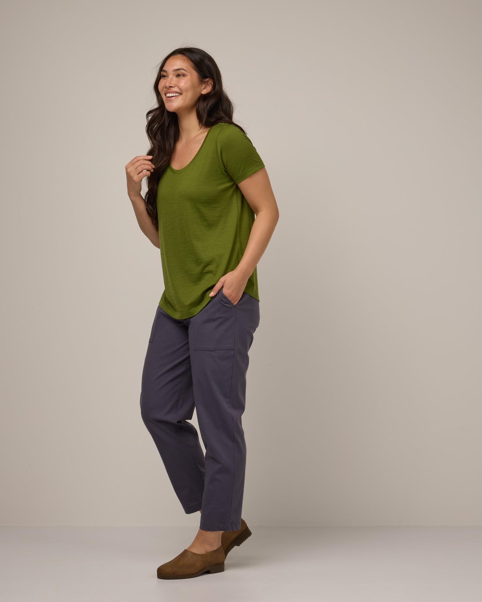 model-spec:Maile is 175cm, wearing a size M