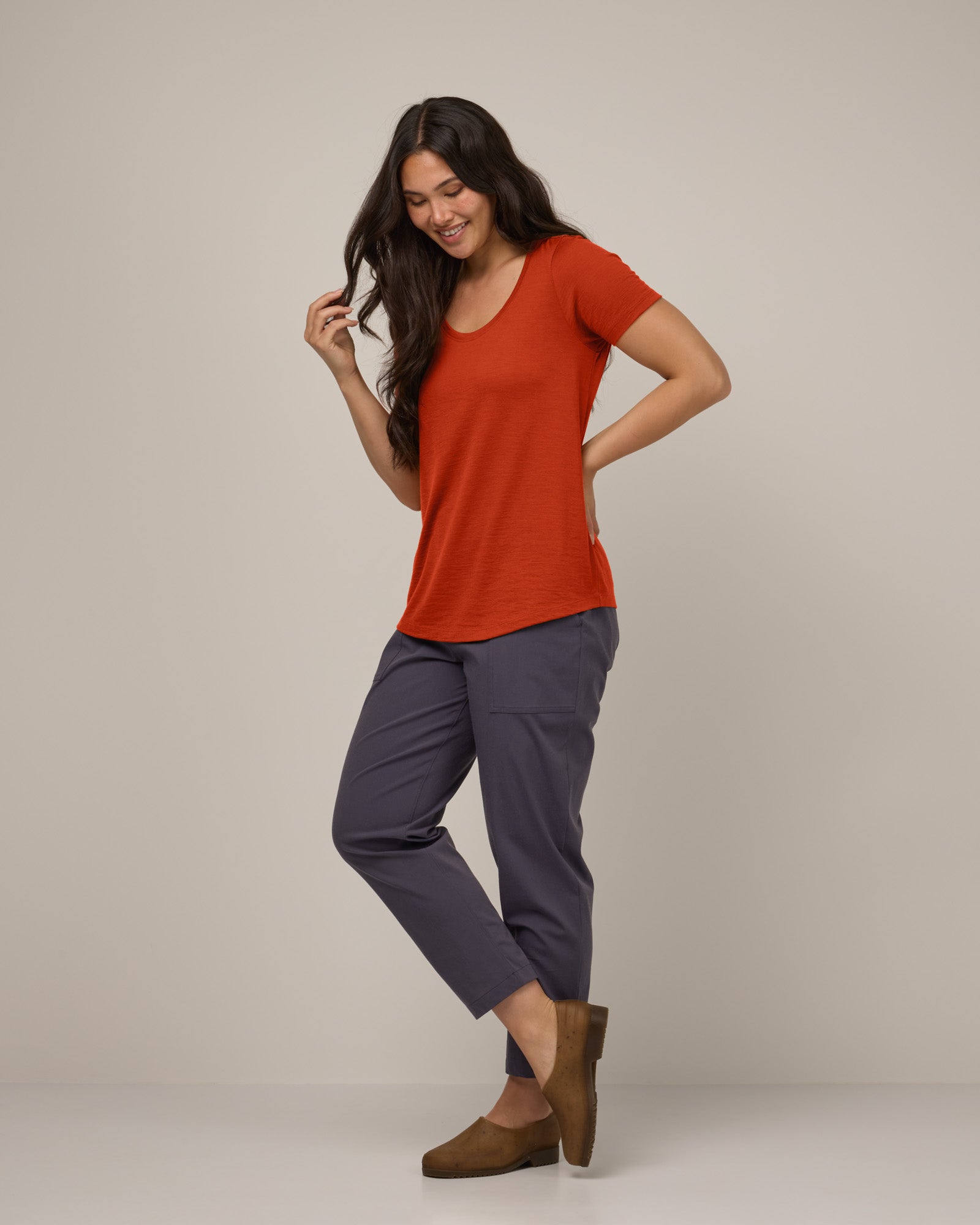 model-spec:Maile is 175cm, wearing a size M