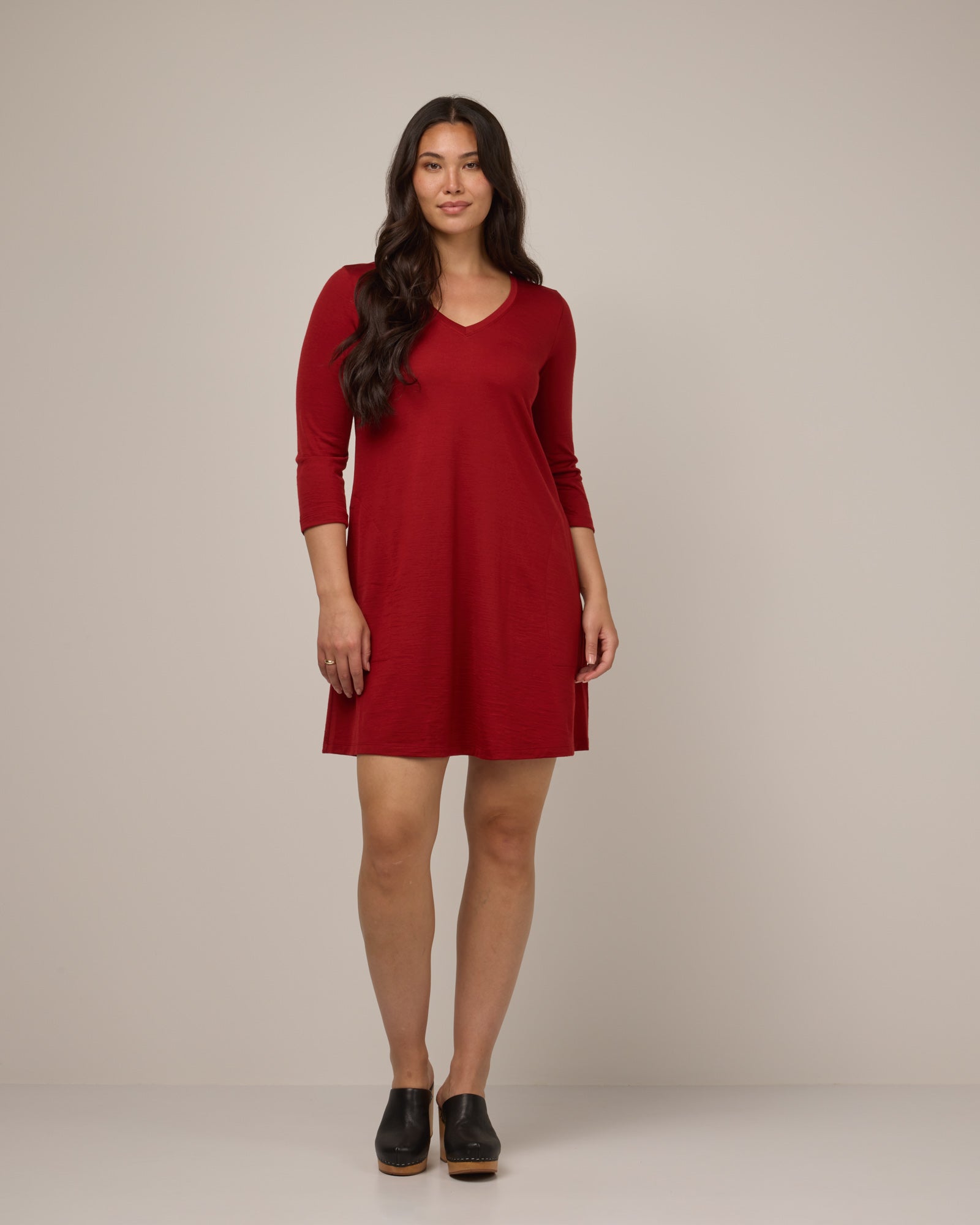 model-spec:Maile is 175cm, wearing a size M