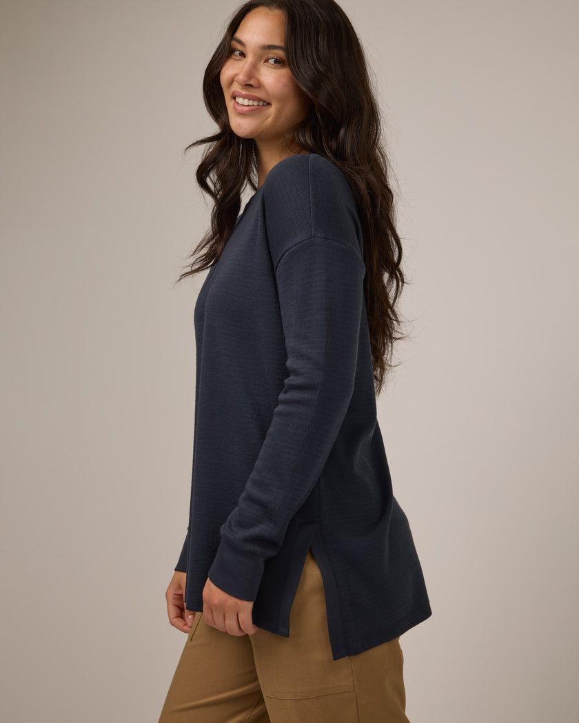 Scout Waffle Tunic