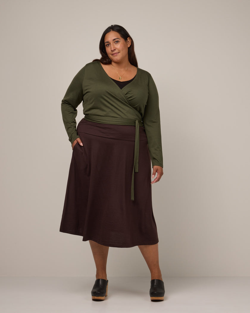 model-spec:Ally is 170cm, wearing a size 2X