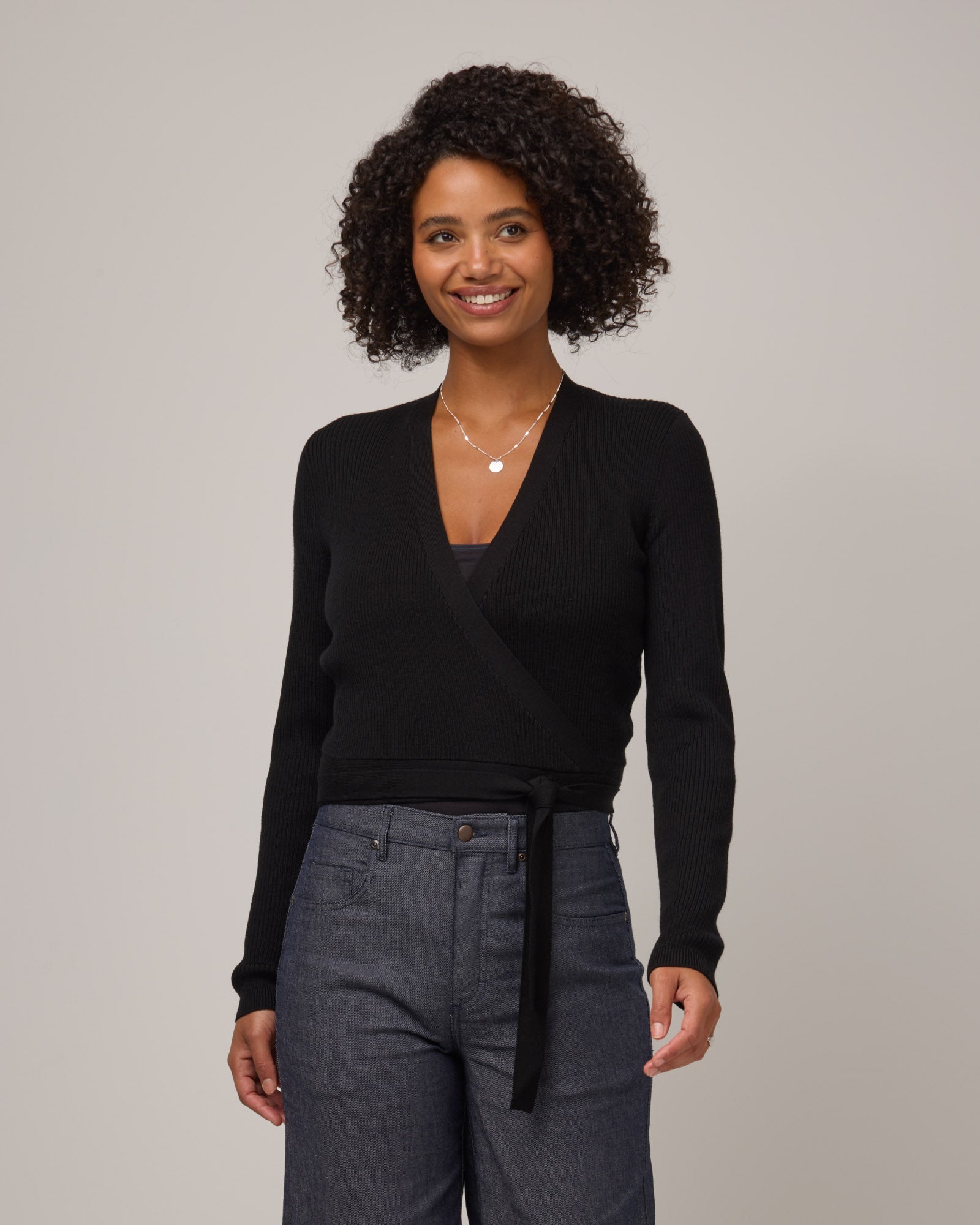 Adeline Wrap Sweater