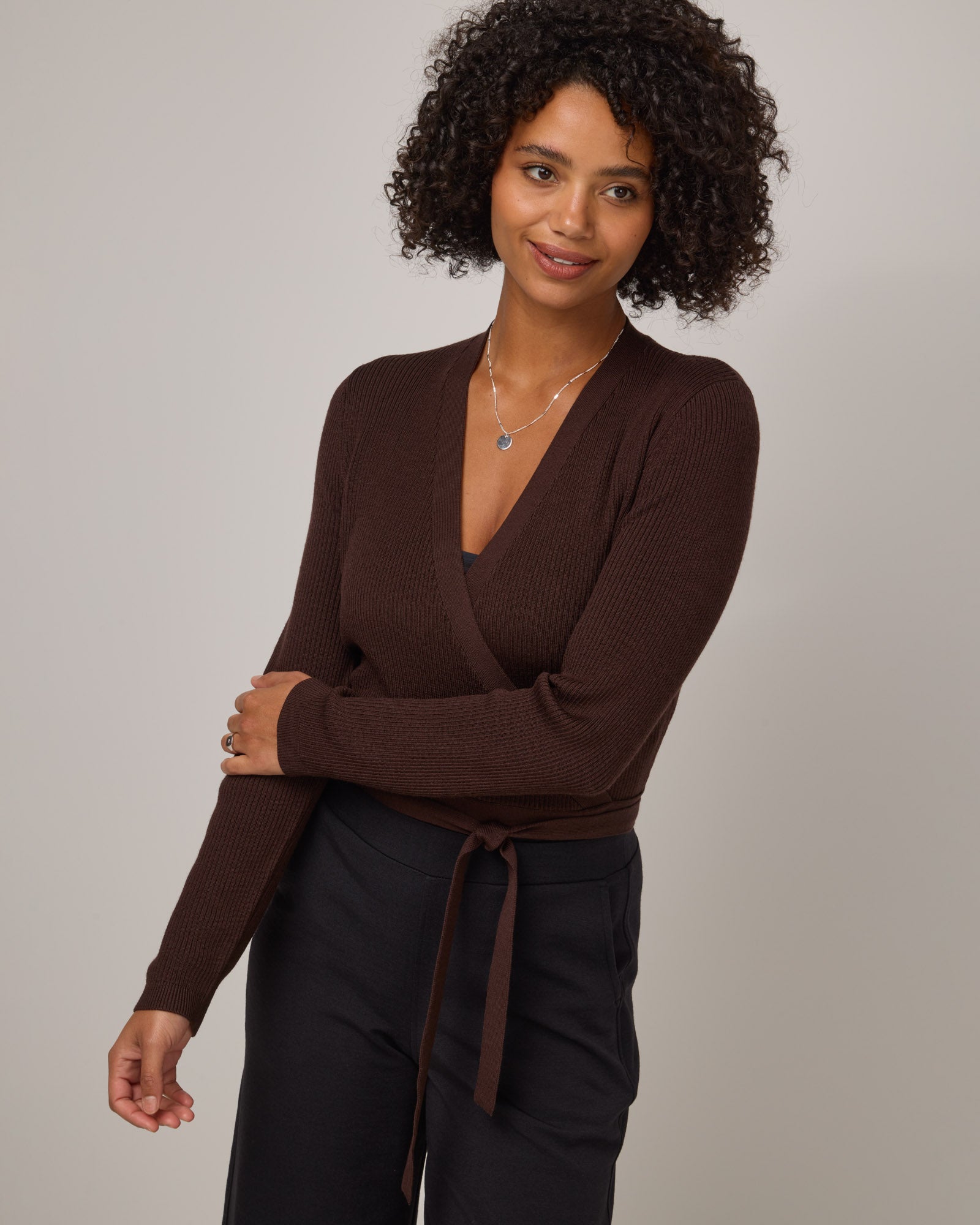 Adeline Wrap Sweater