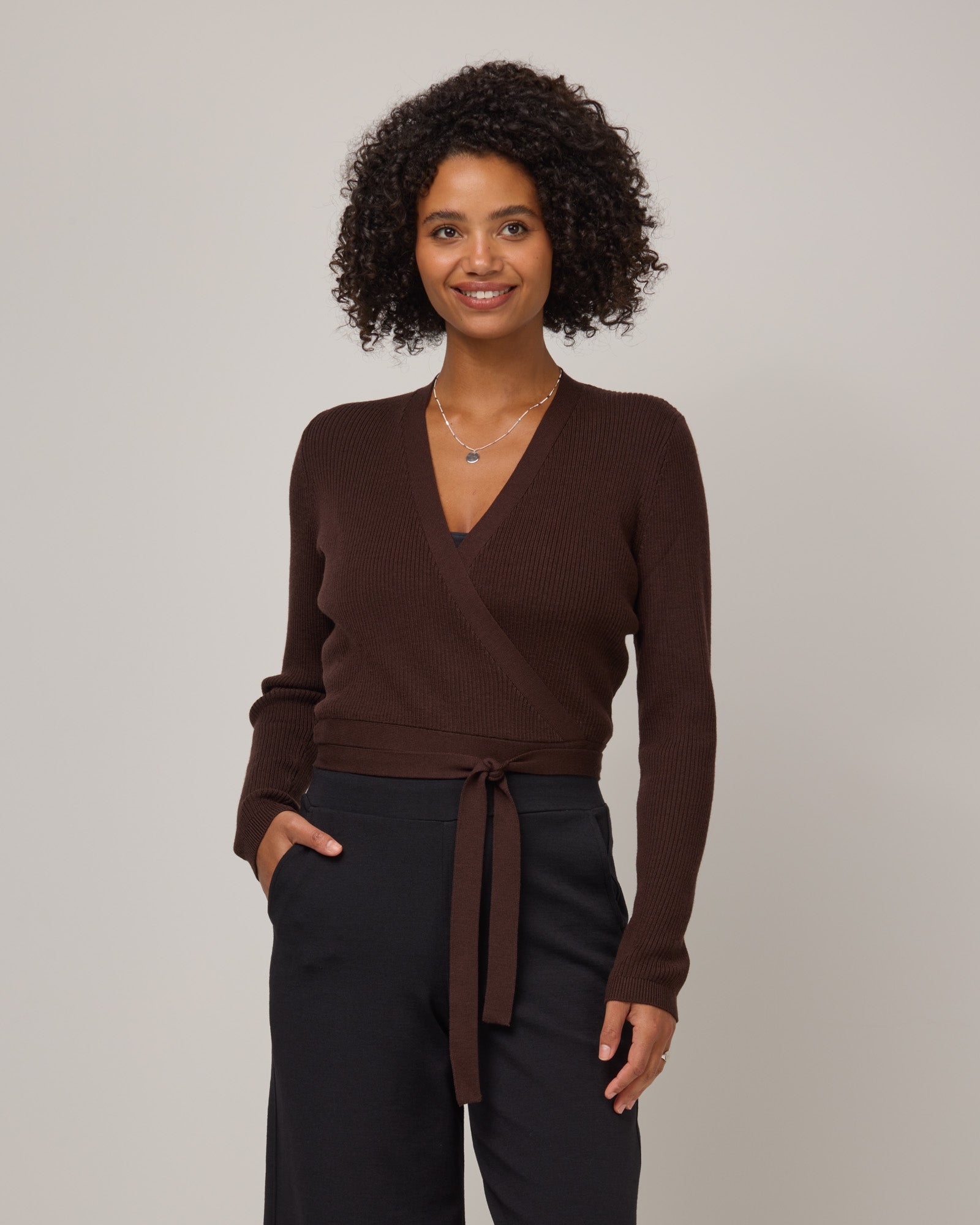 Adeline Wrap Sweater