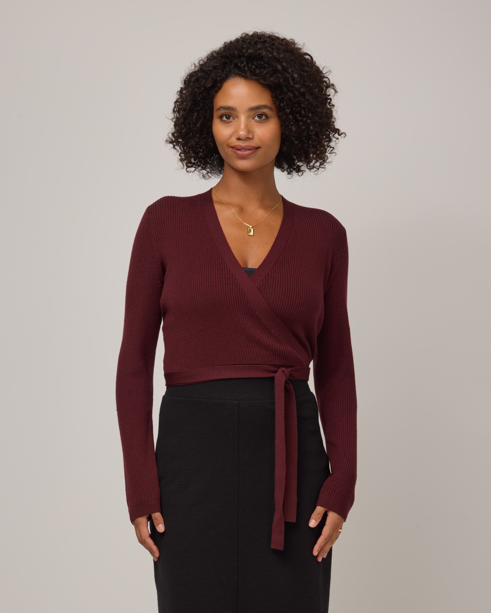 Adeline Wrap Sweater