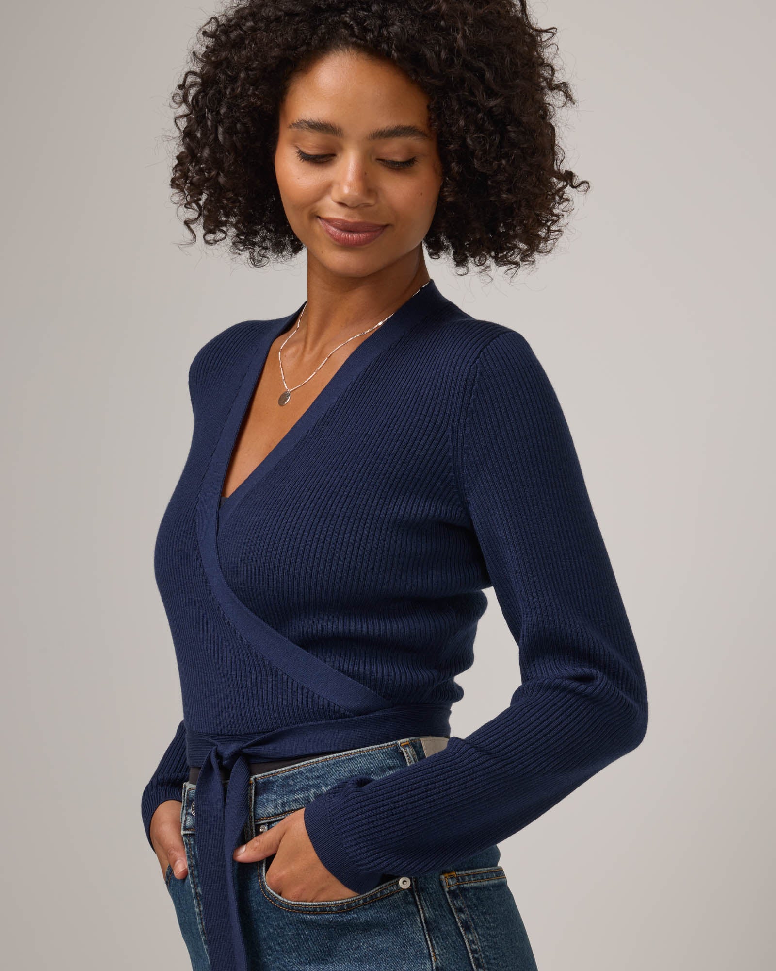 Adeline Wrap Sweater