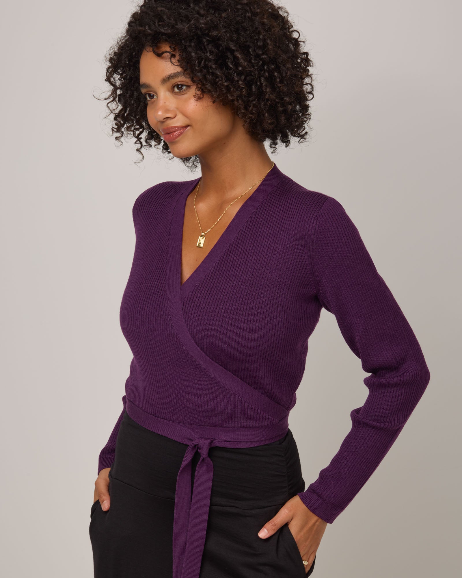 Adeline Wrap Sweater