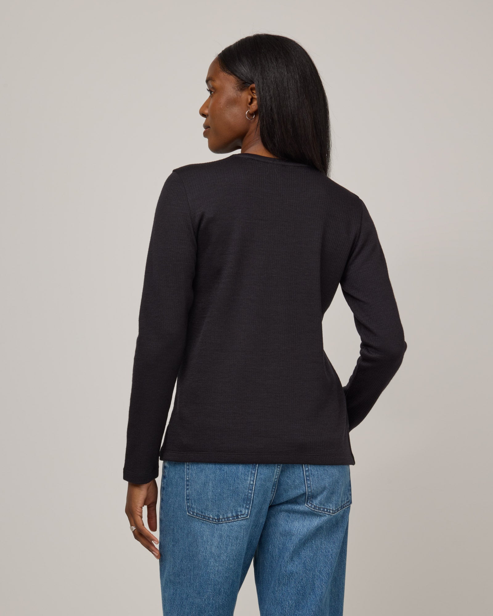 model-spec:Laah is 175cm, wearing a size M