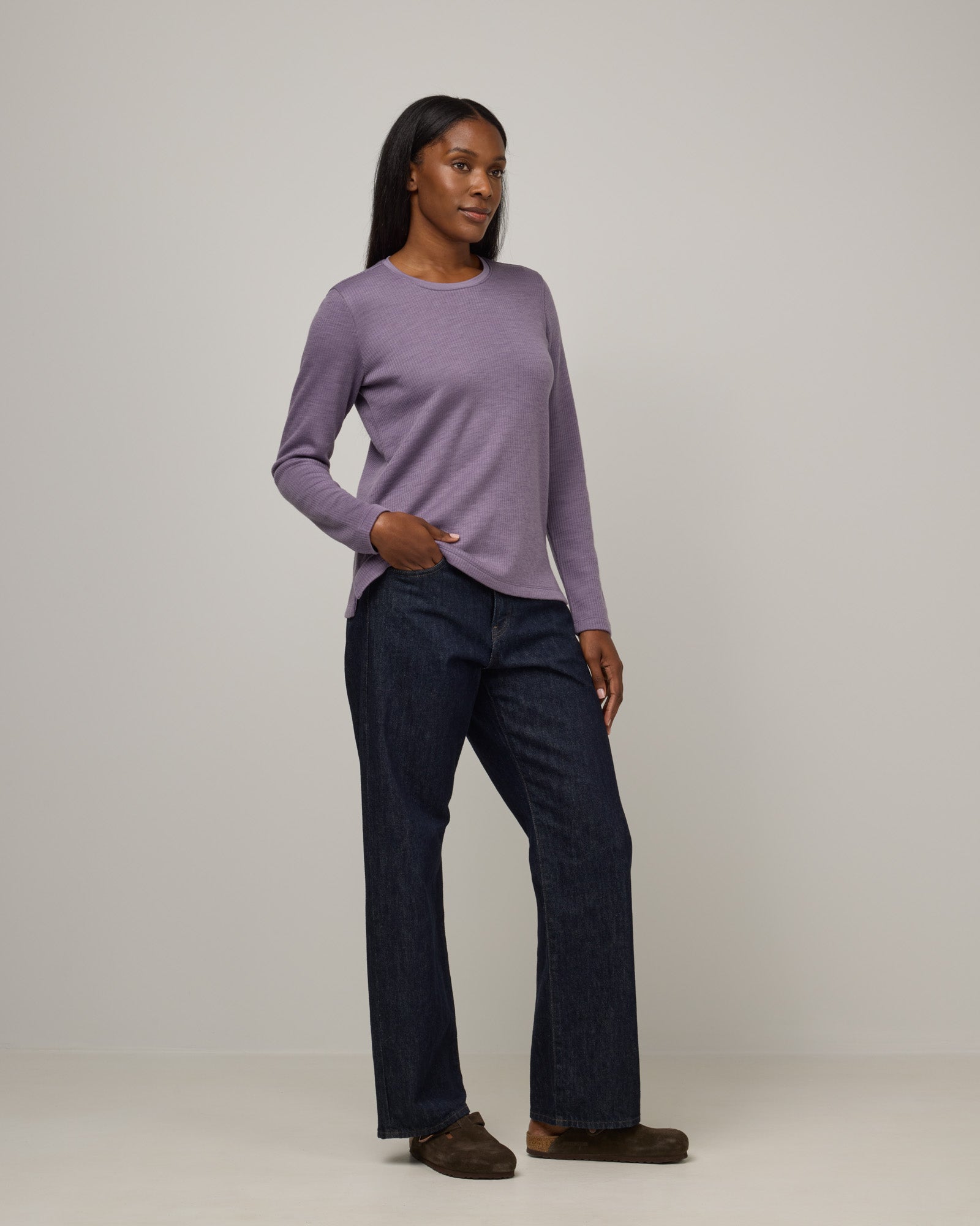 Rayne Double Knit Ribbed Top