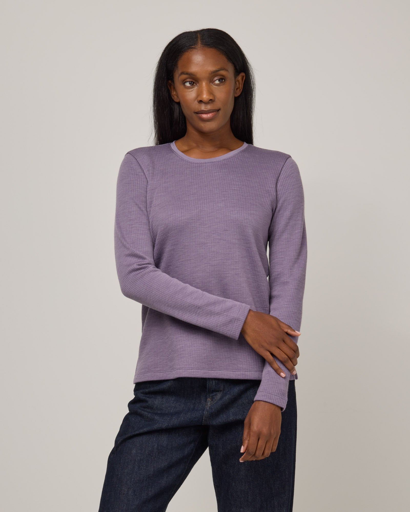 Rayne Double Knit Ribbed Top