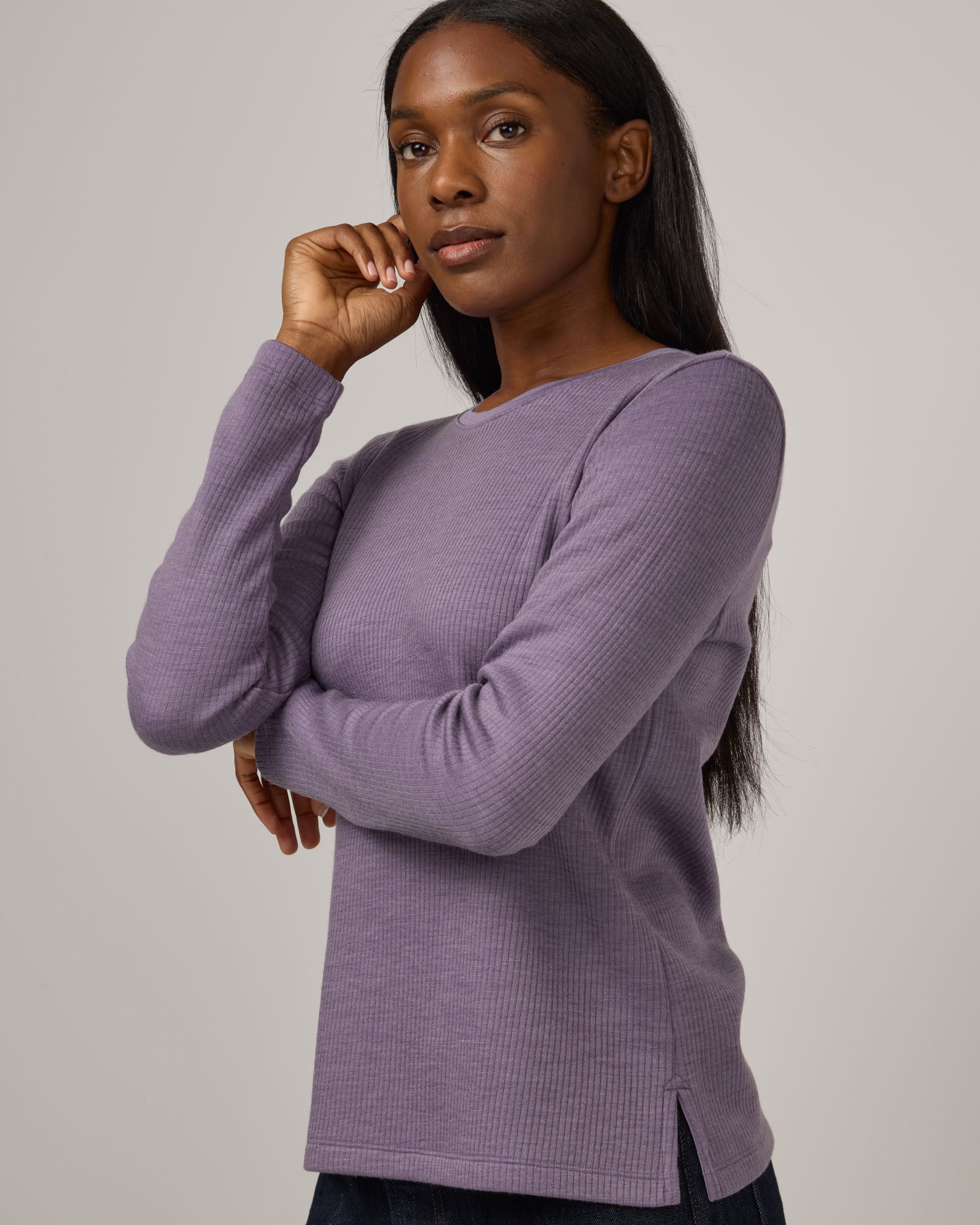 Rayne Double Knit Ribbed Top