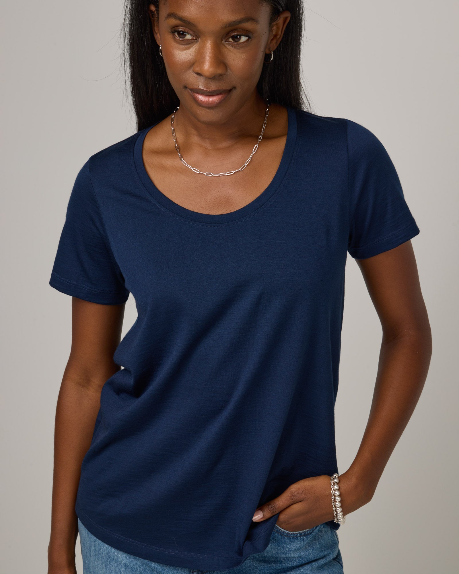 Stella Signature Scoop Neck Tee