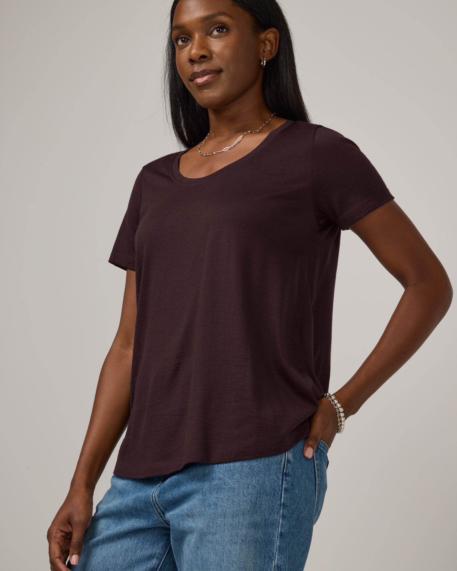 Stella Signature Scoop Neck Tee