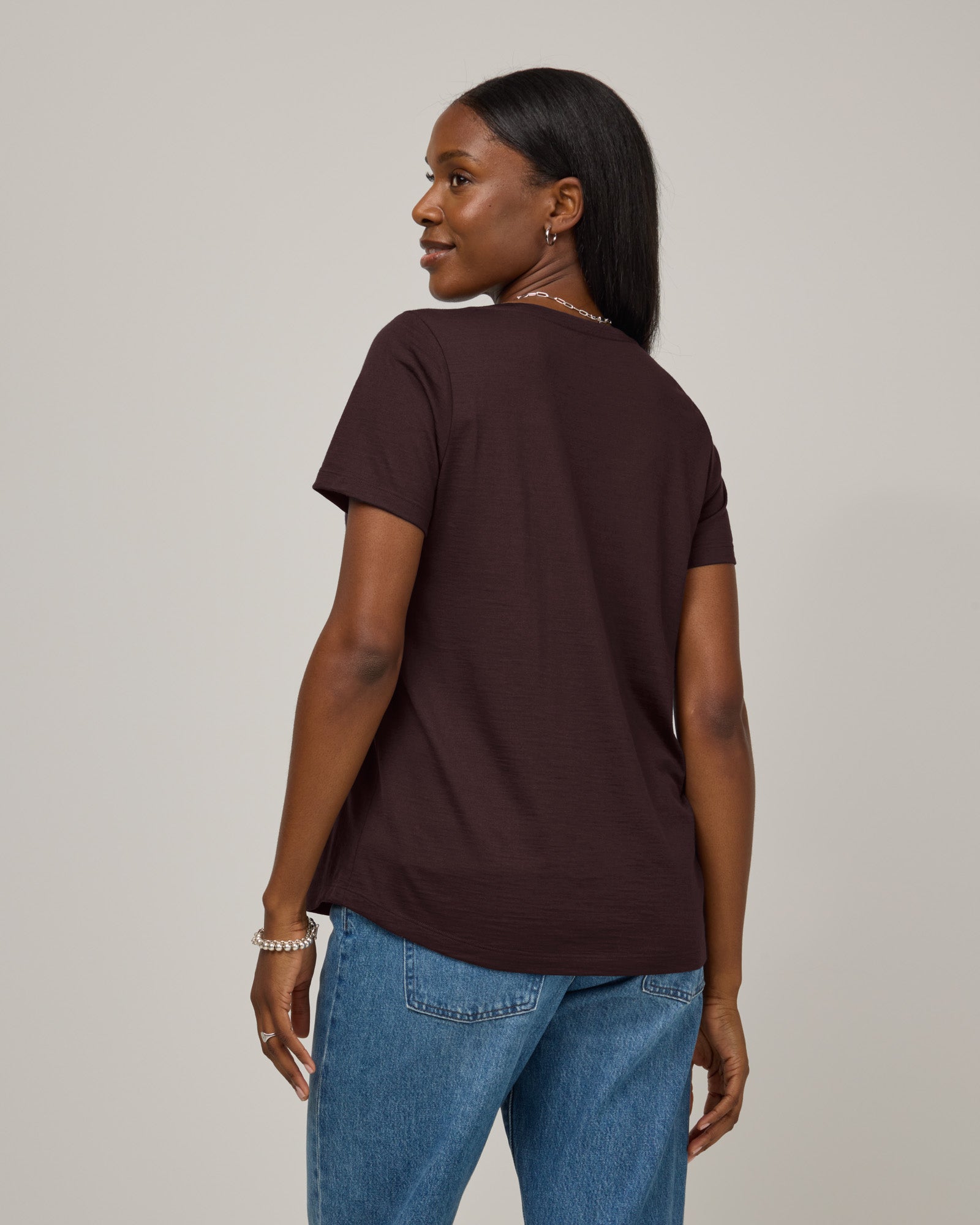 model-spec:Laah is 175cm, wearing a size M