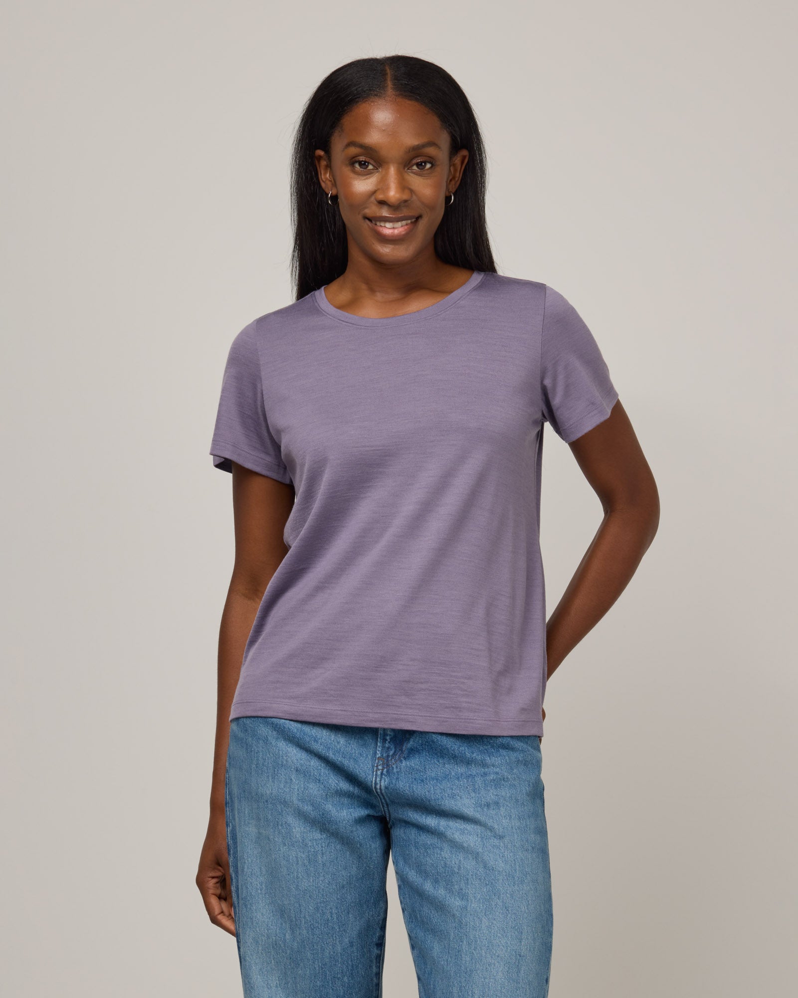 Zoe Easy Crew Neck Tee